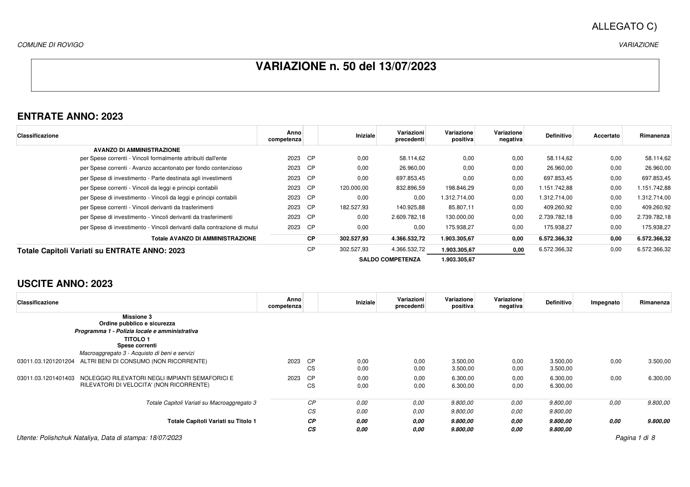 Pagina 1 del documento