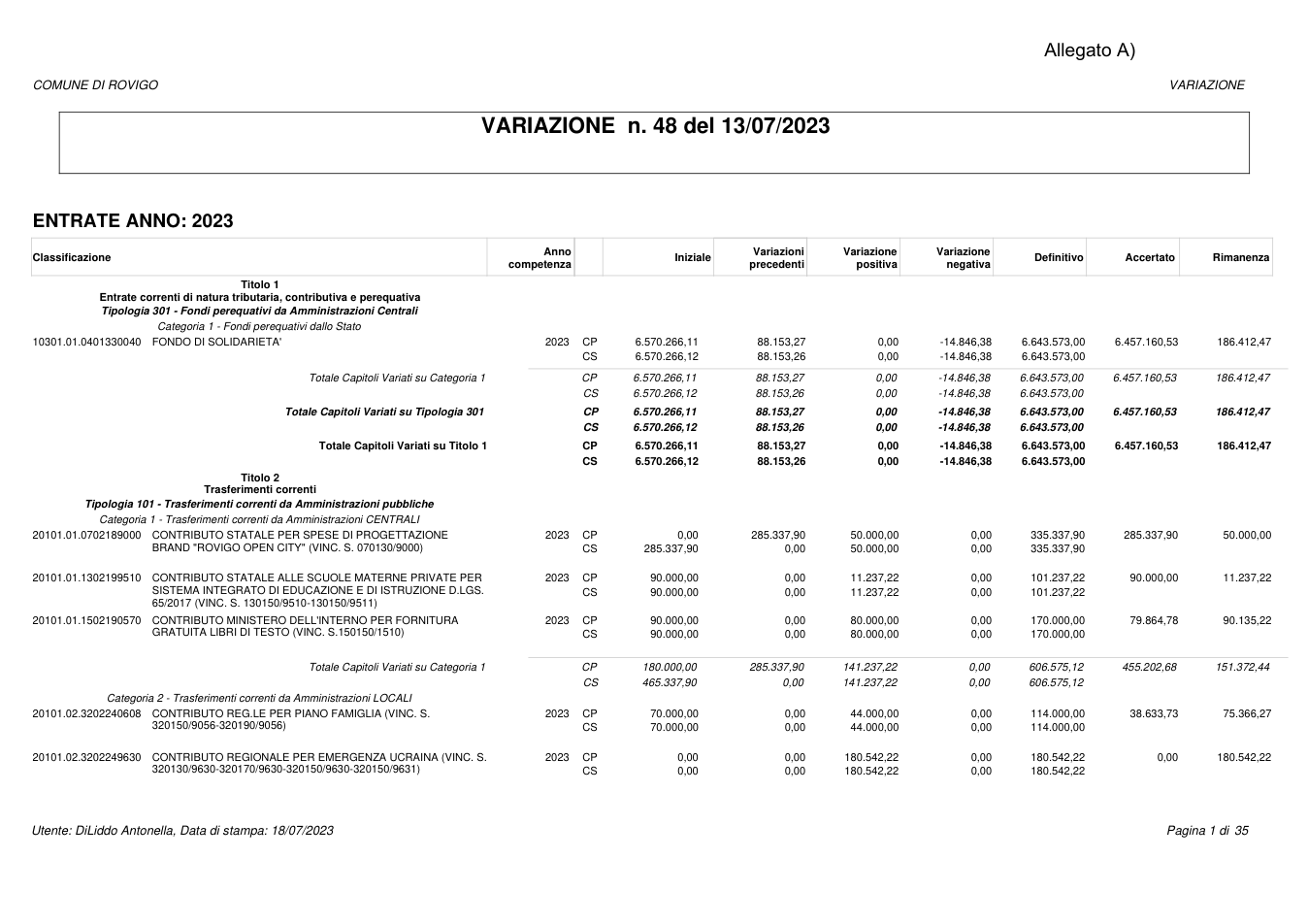 Pagina 1 del documento