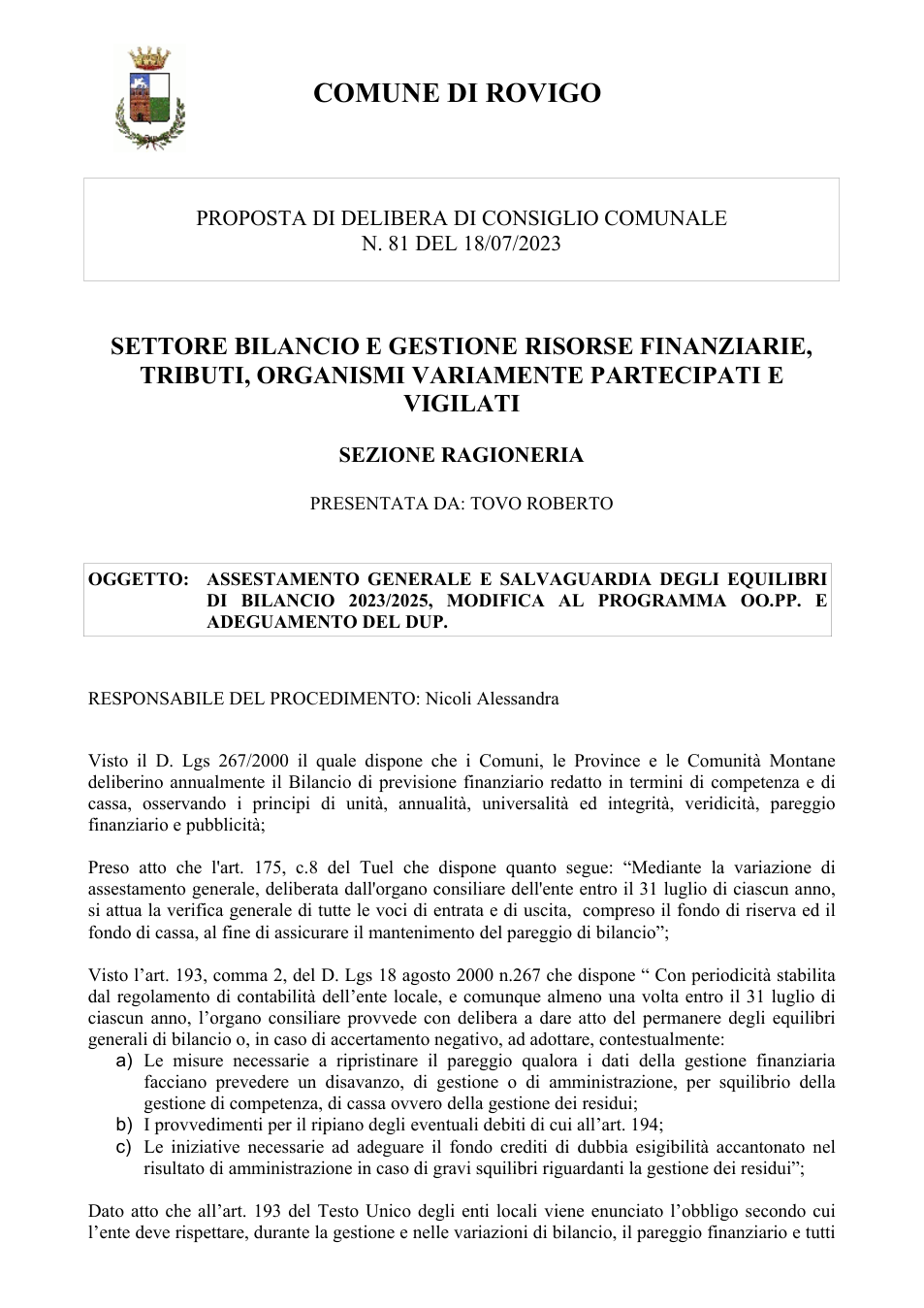 Pagina 1 del documento