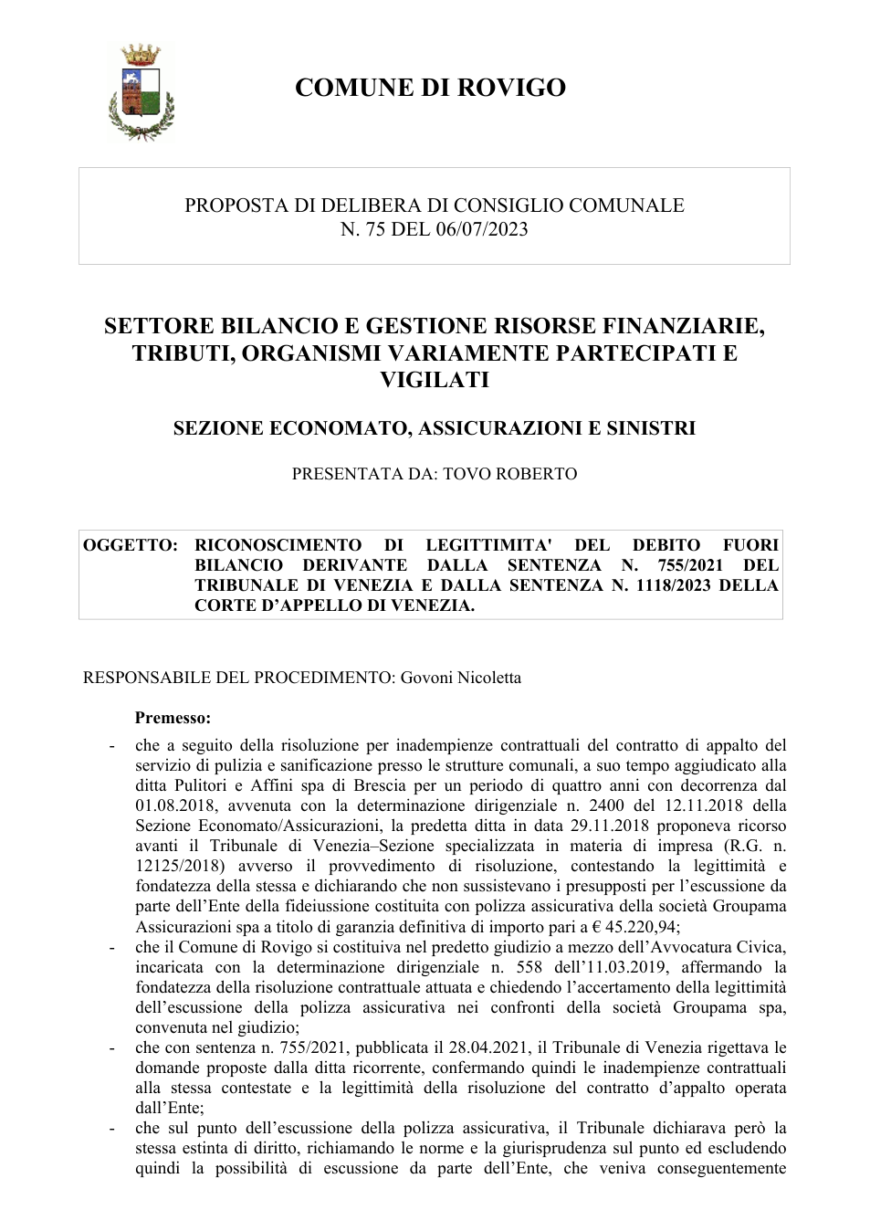 Pagina 1 del documento