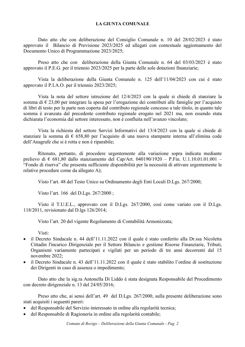Pagina 2 del documento