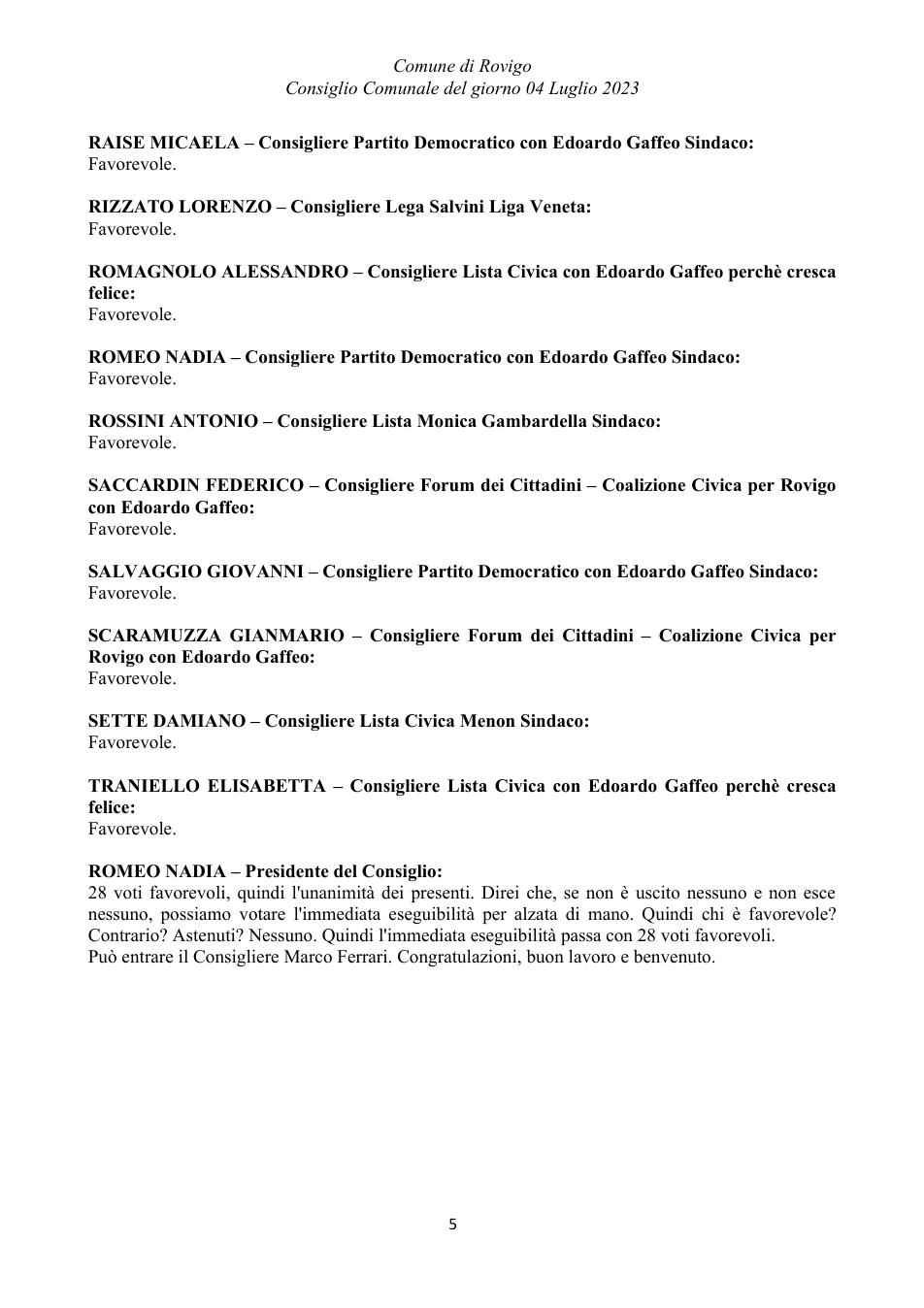 Pagina 5 del documento