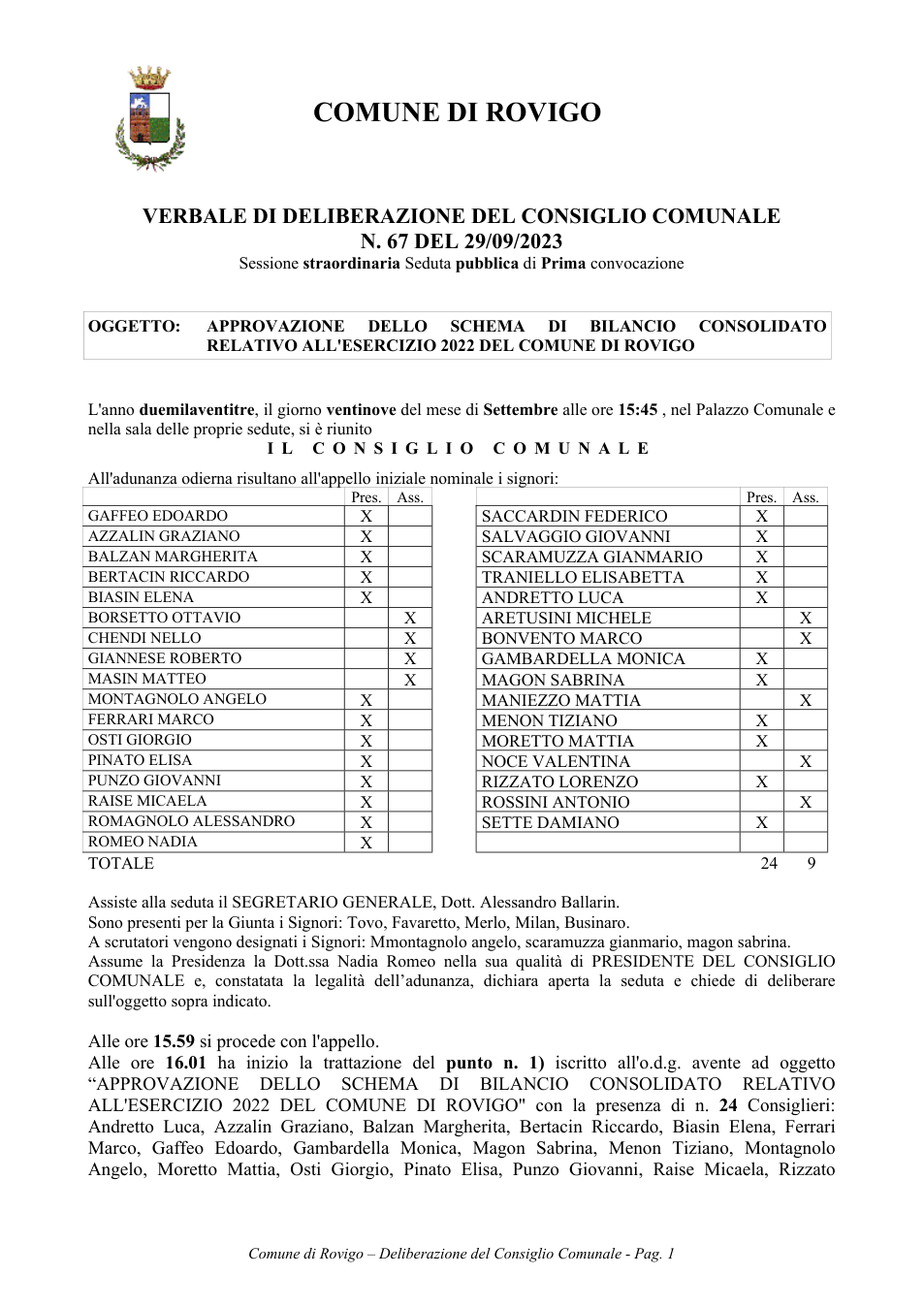 Pagina 1 del documento