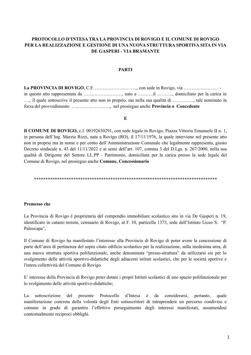 Pagina 1 del documento