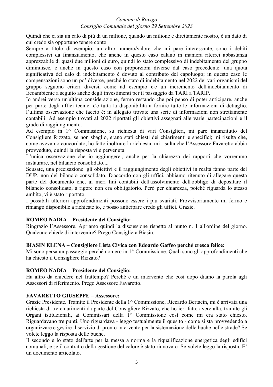 Pagina 5 del documento