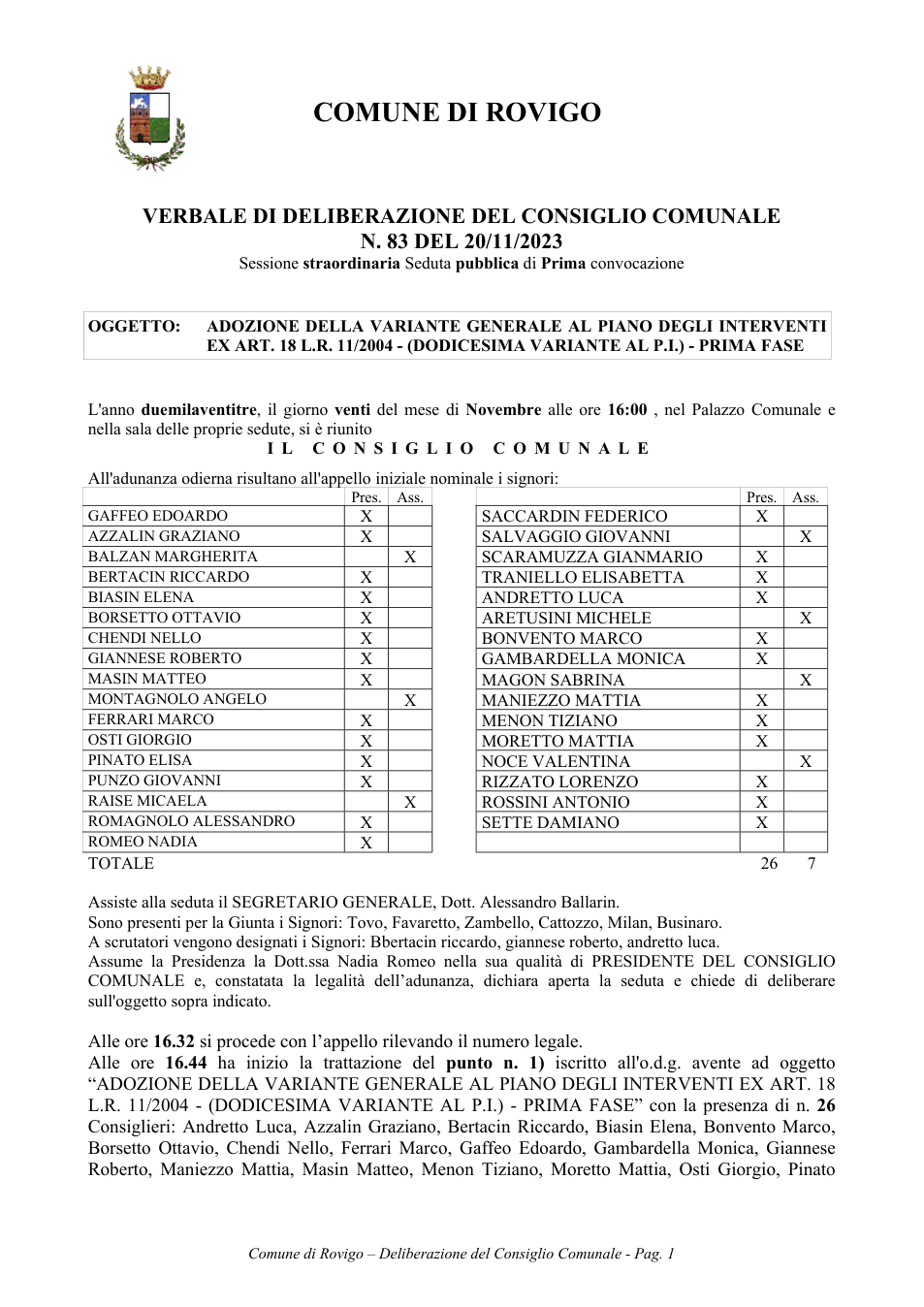 Pagina 1 del documento