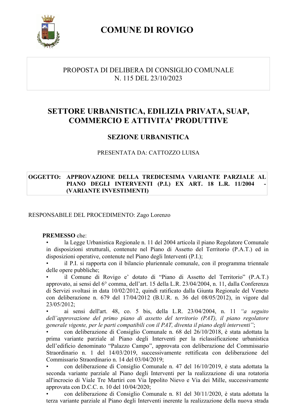 Pagina 1 del documento