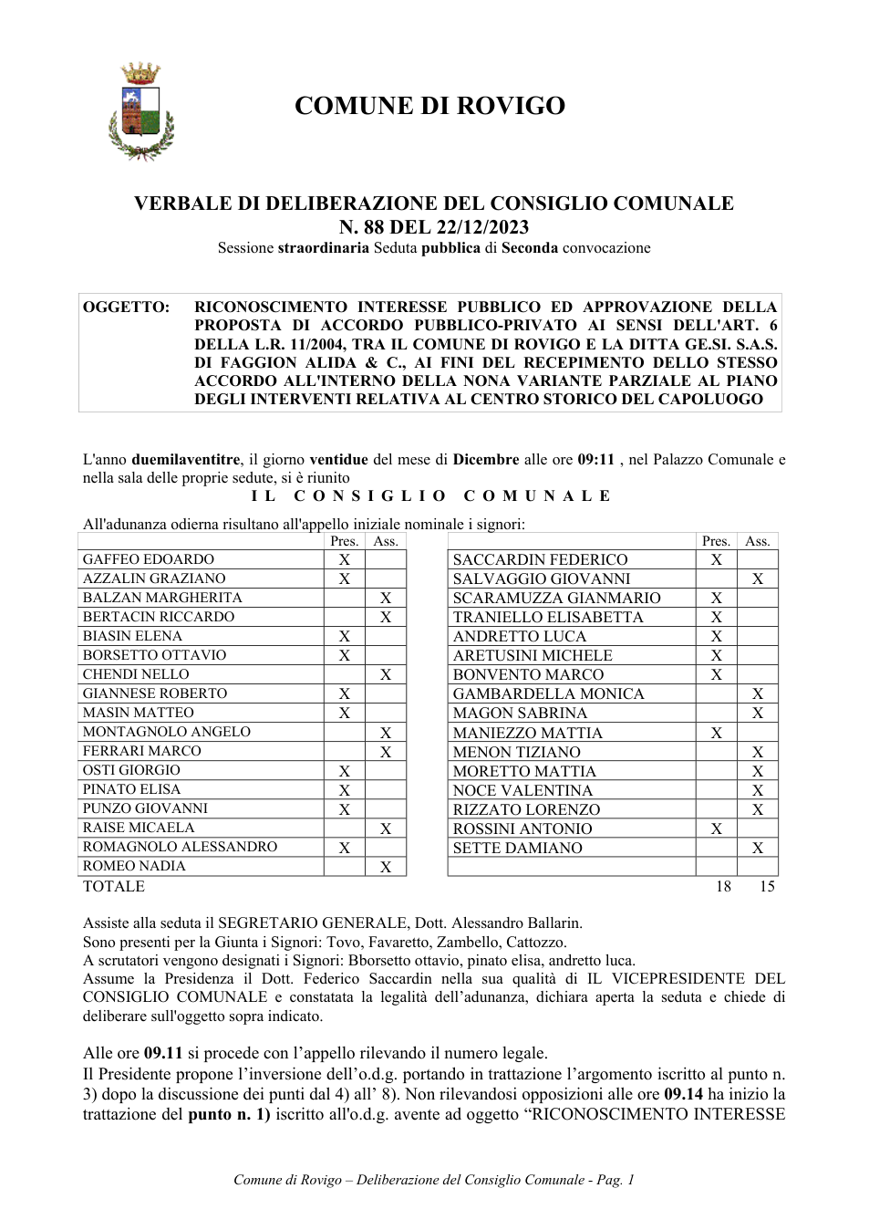 Pagina 1 del documento