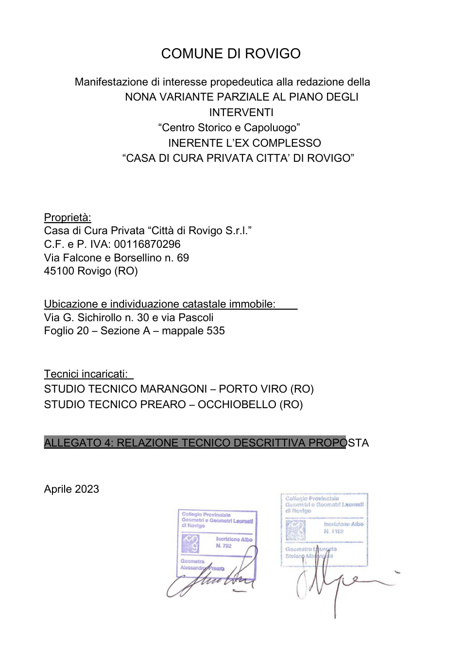 Pagina 1 del documento