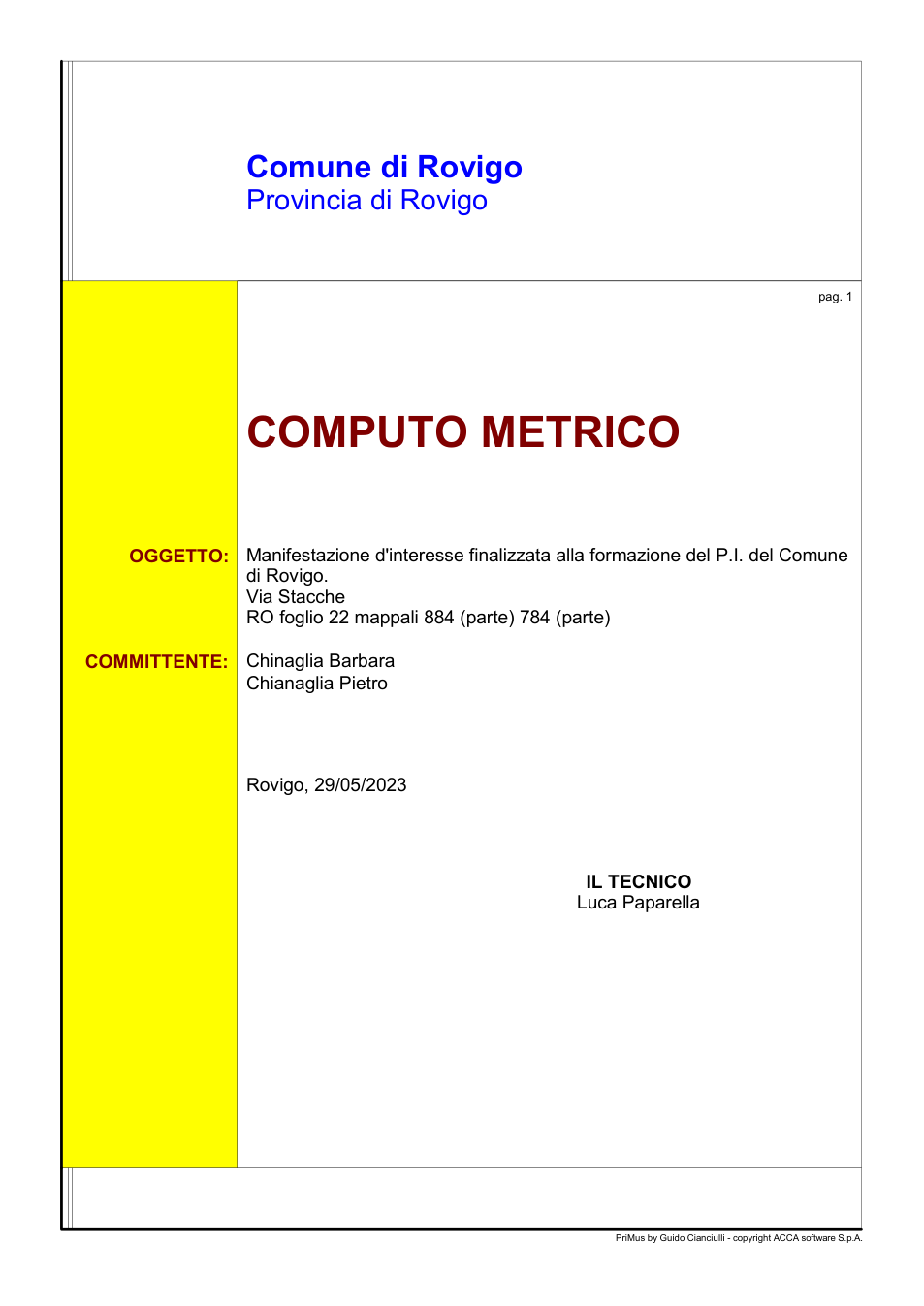 Pagina 1 del documento