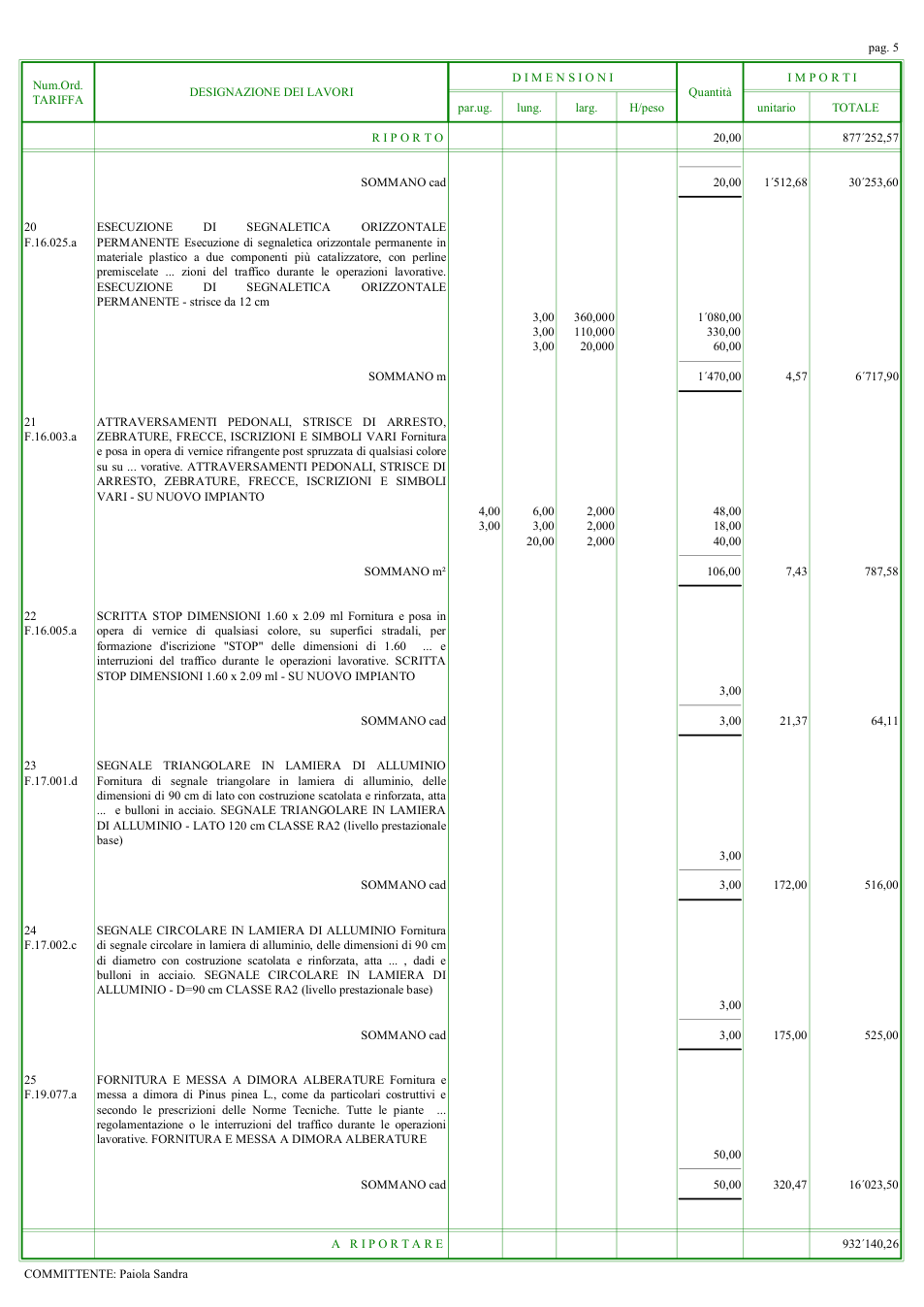 Pagina 5 del documento
