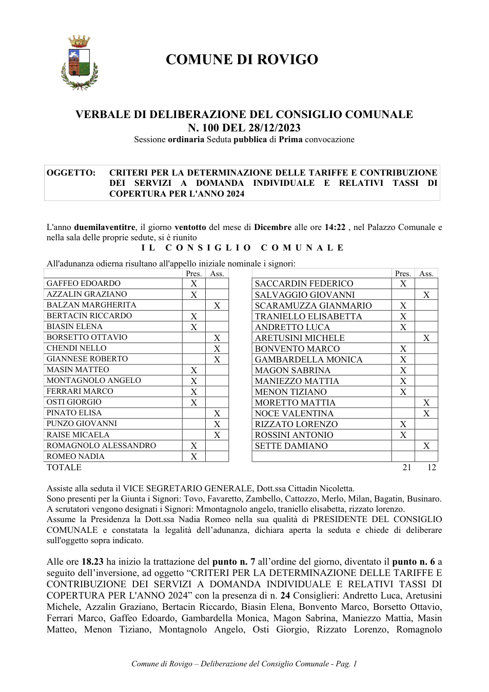 Pagina 1 del documento