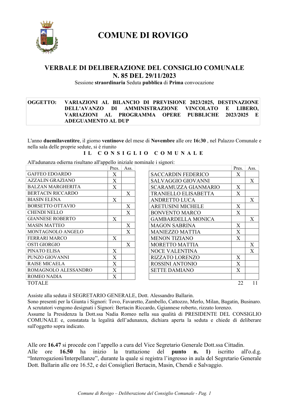 Pagina 1 del documento