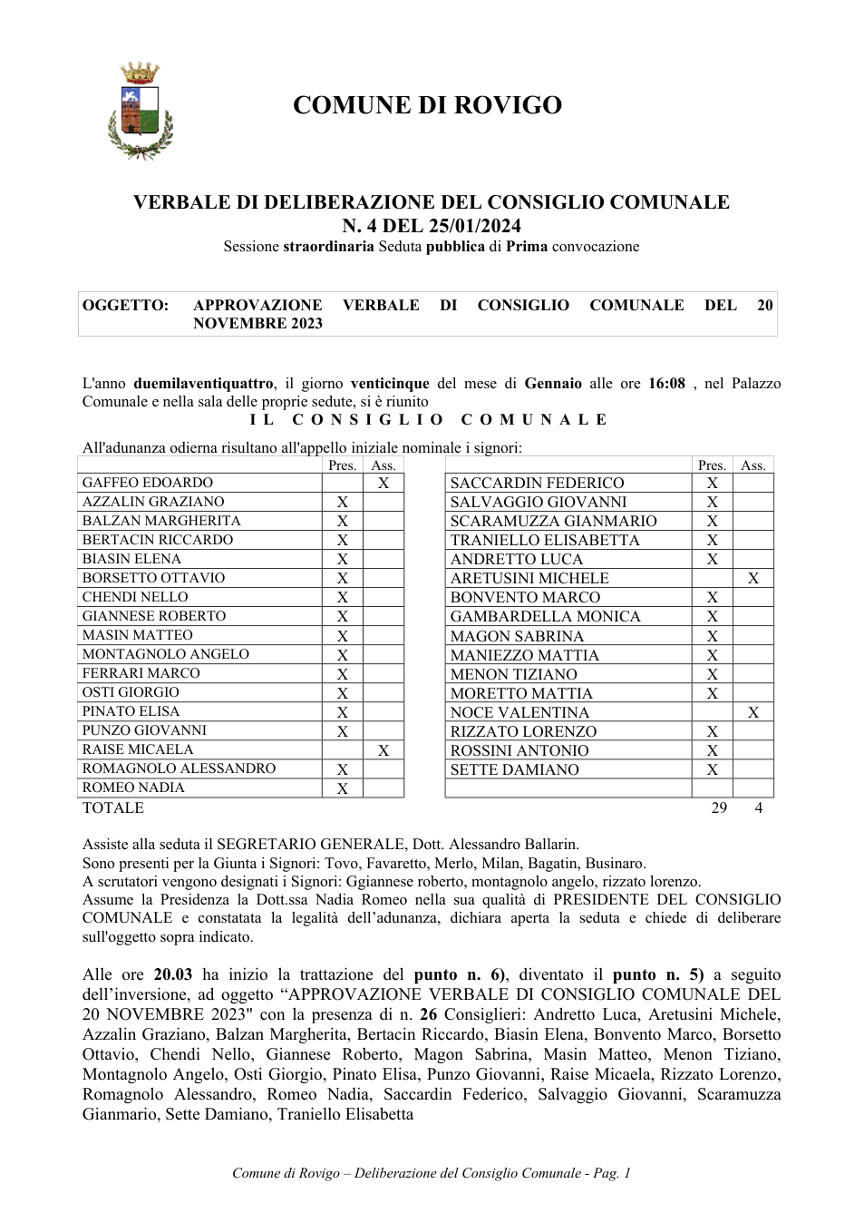 Pagina 1 del documento