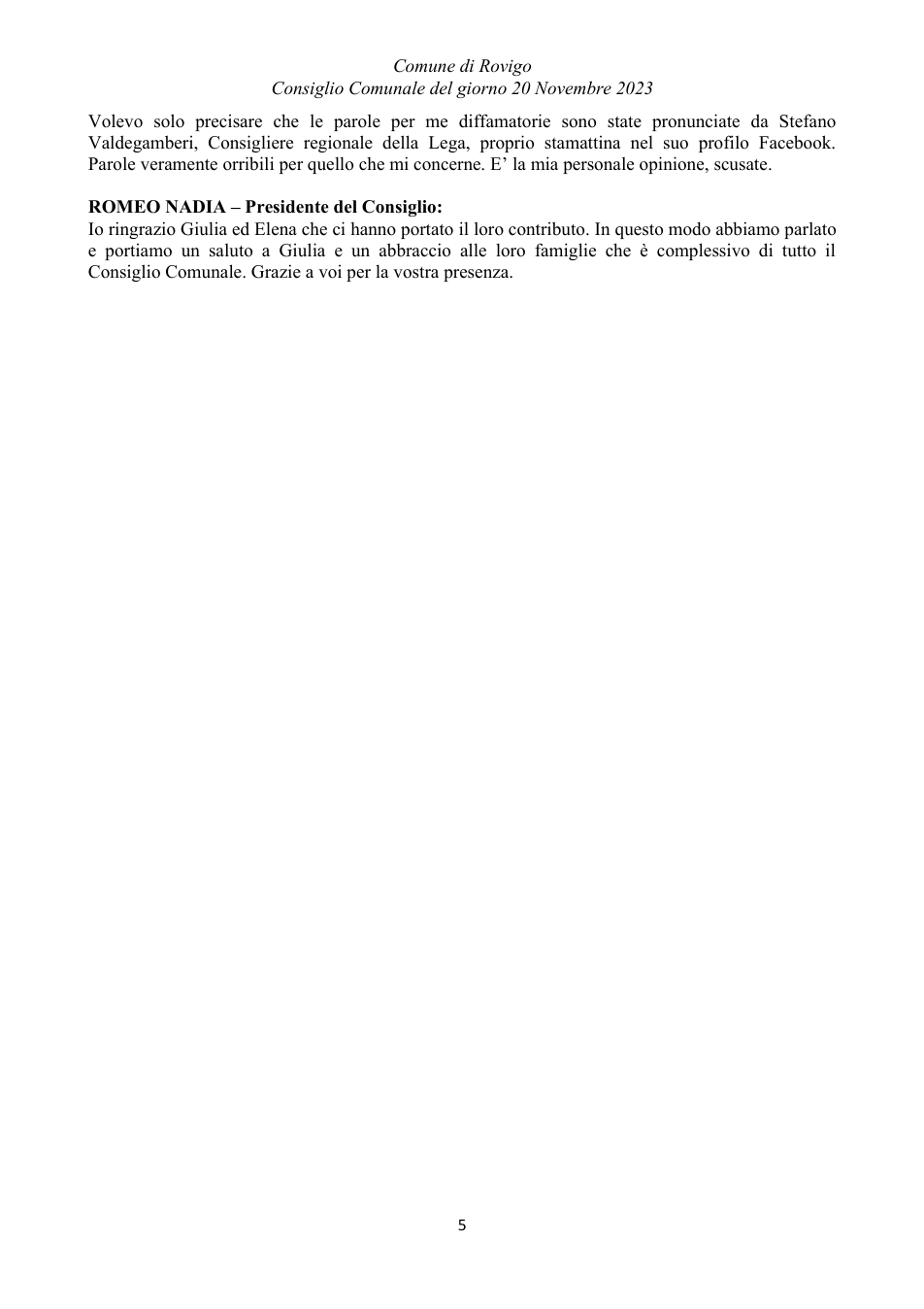 Pagina 5 del documento