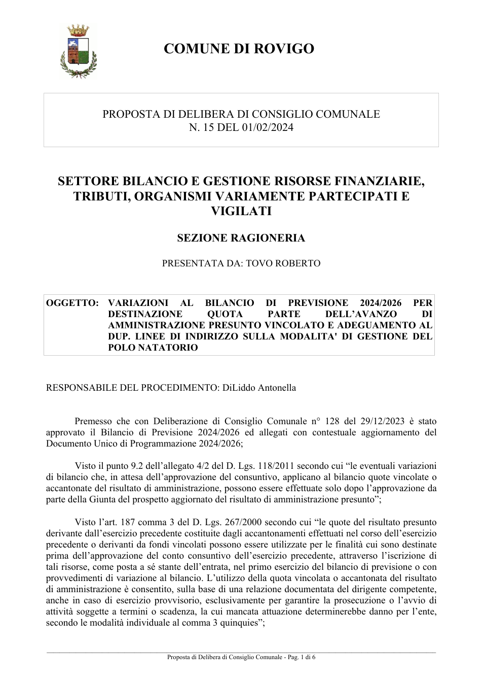 Pagina 1 del documento