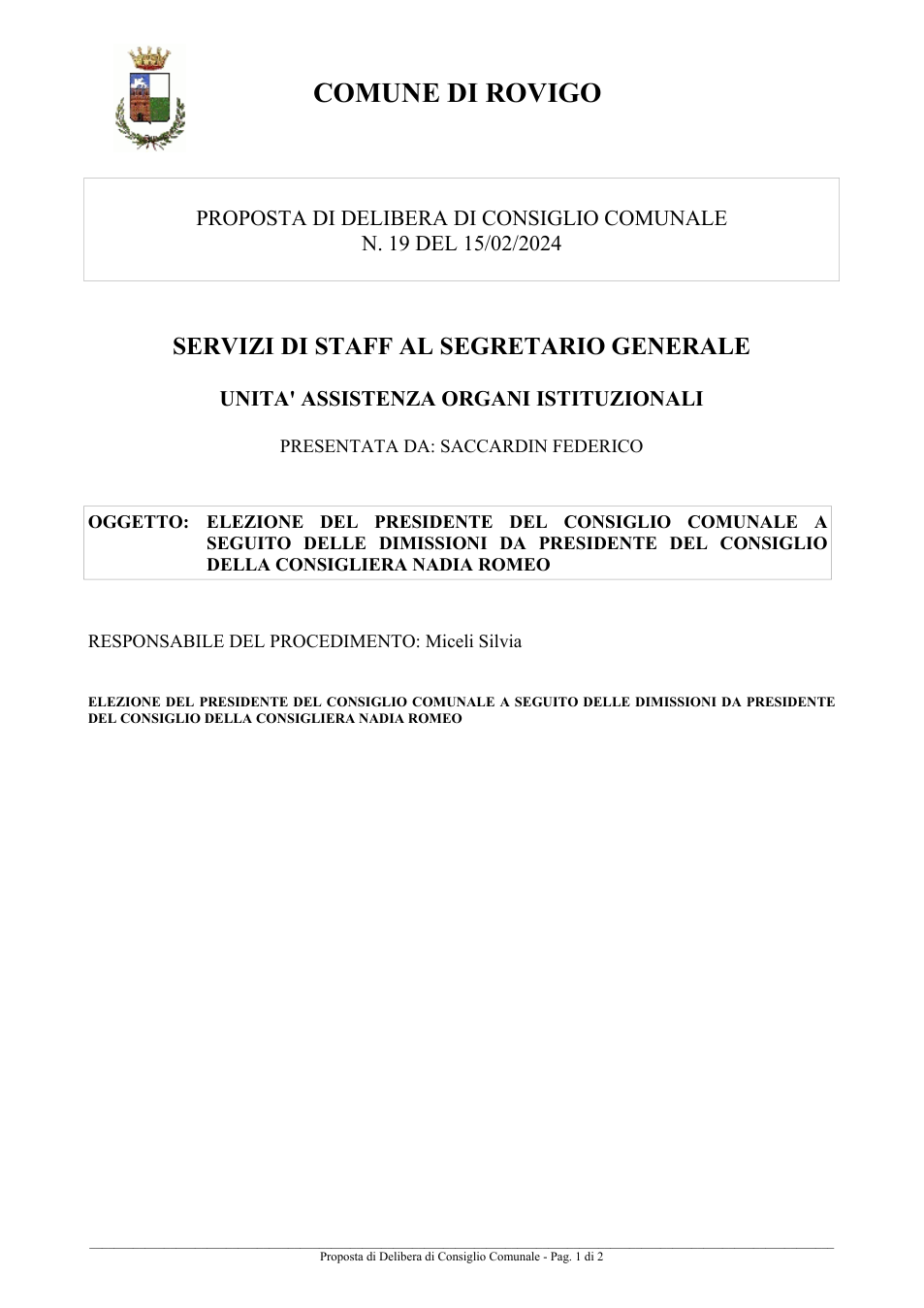 Pagina 1 del documento