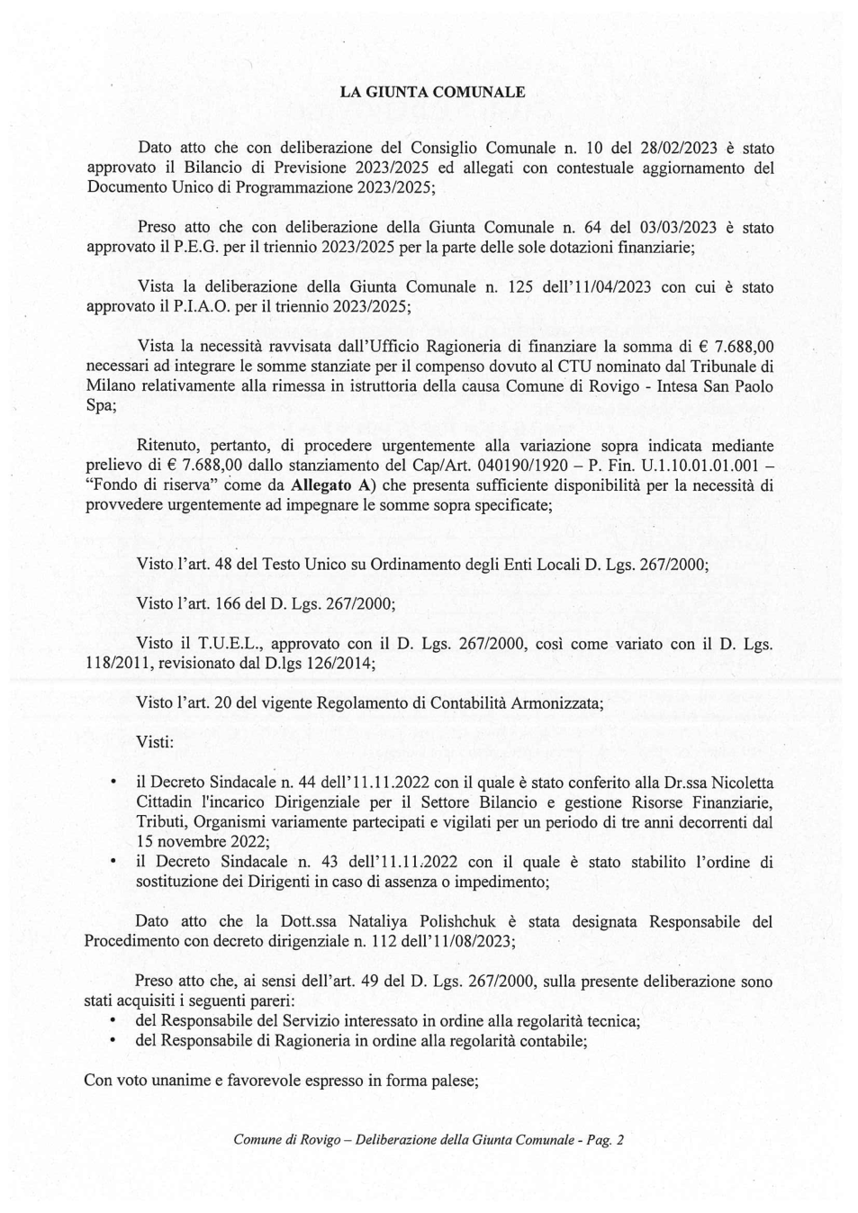 Pagina 2 del documento