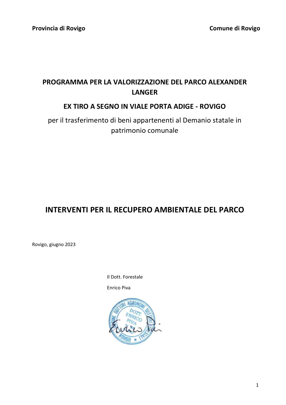Pagina 1 del documento