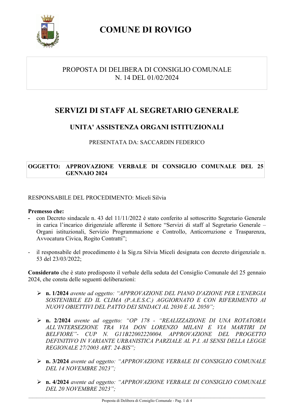 Pagina 1 del documento