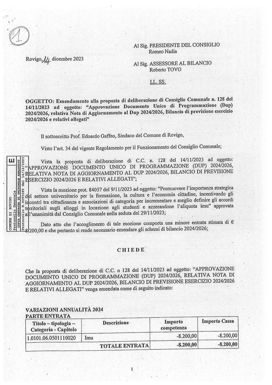 Pagina 1 del documento