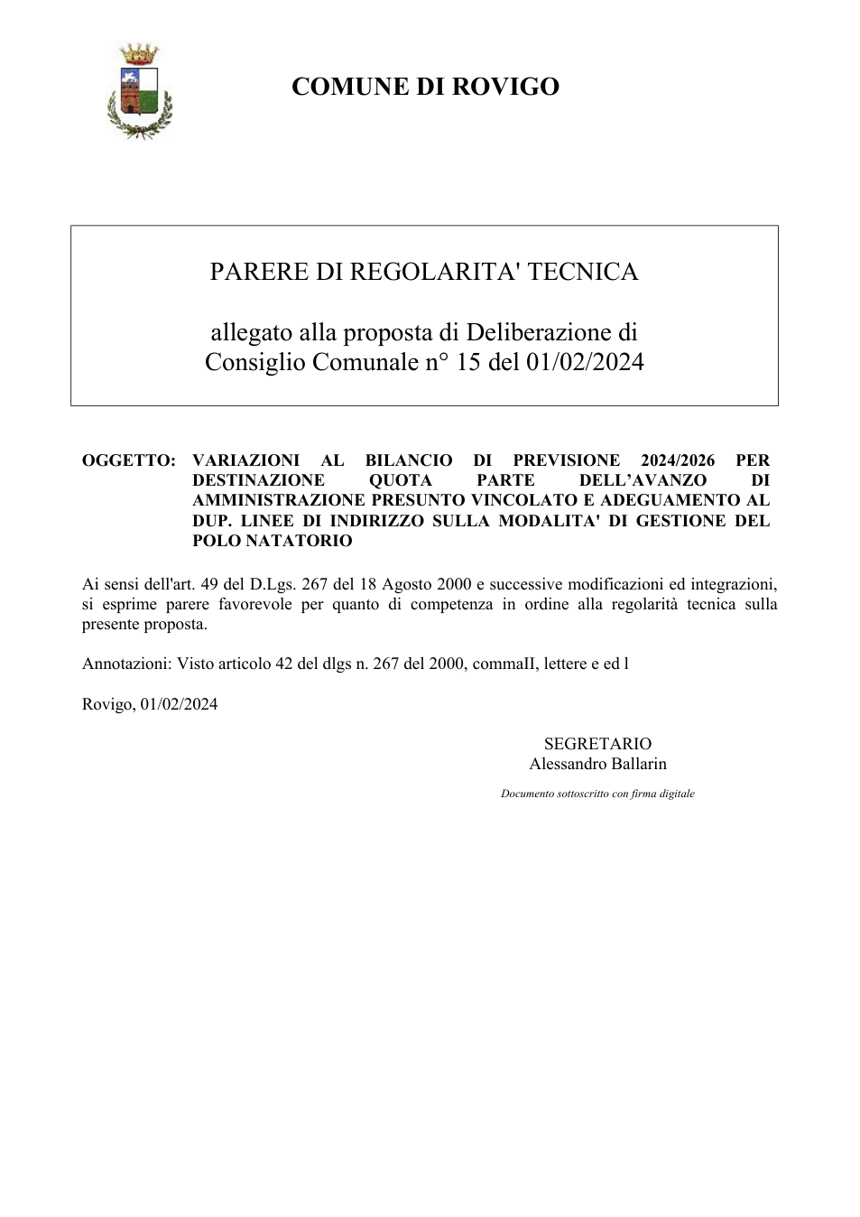 Pagina 1 del documento