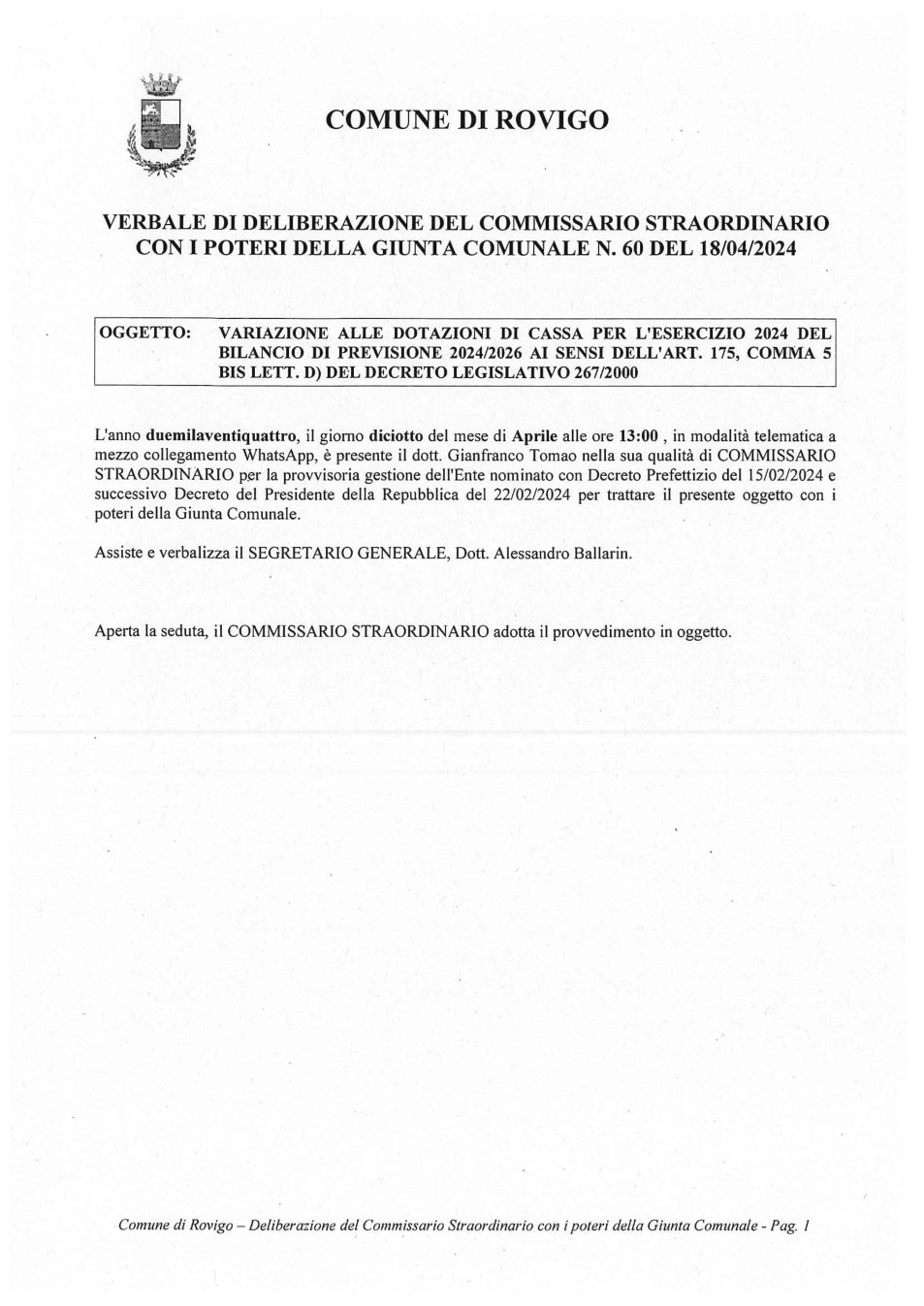 Pagina 1 del documento
