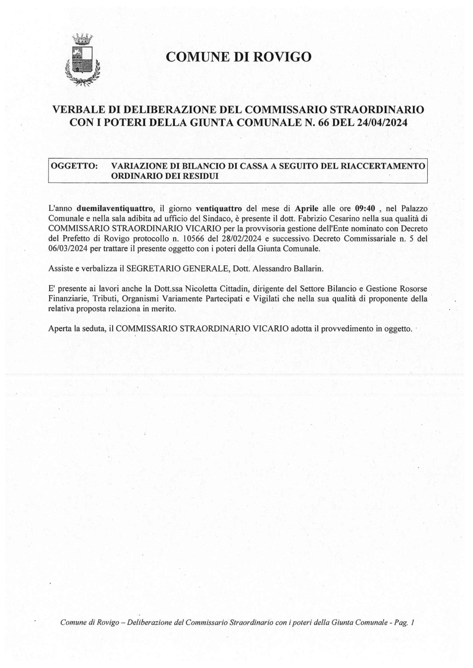 Pagina 1 del documento