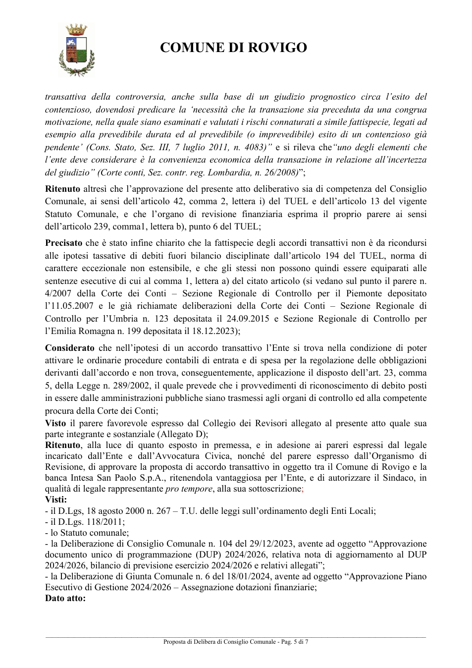 Pagina 5 del documento