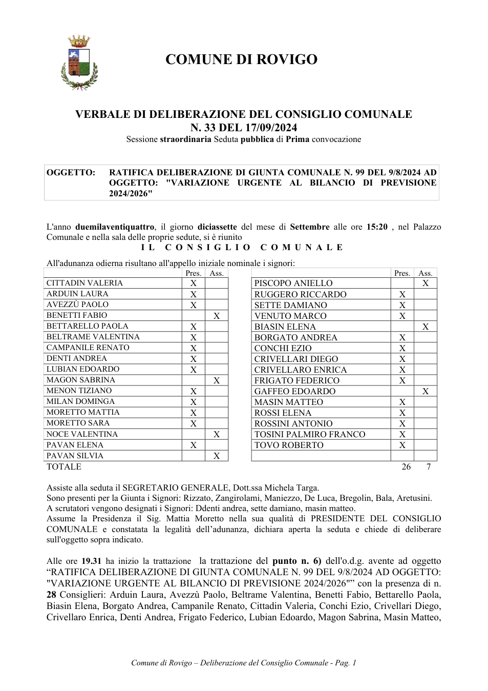 Pagina 1 del documento