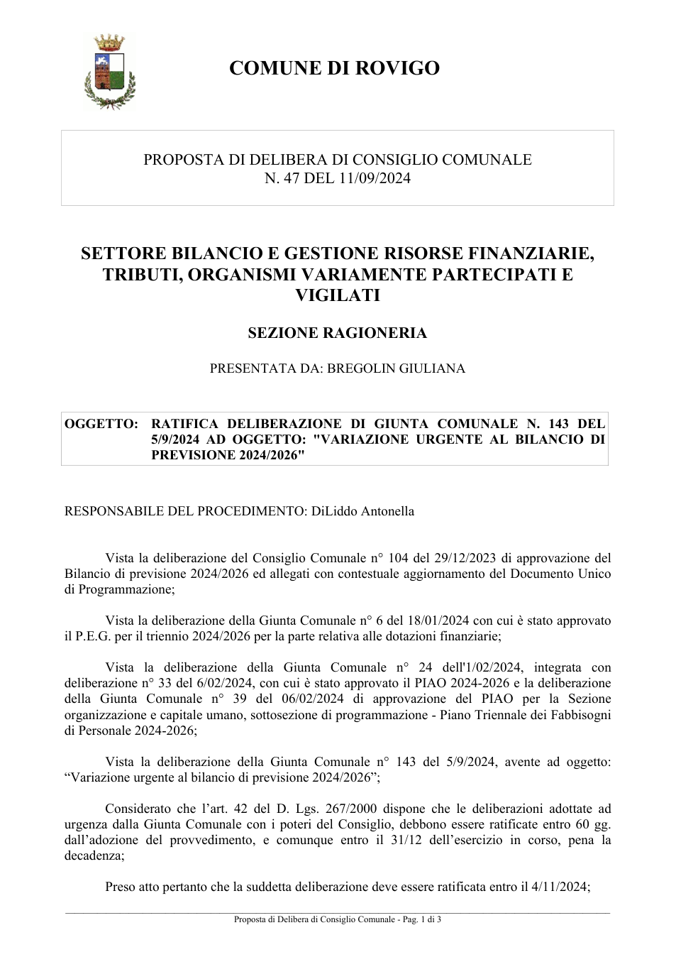 Pagina 1 del documento