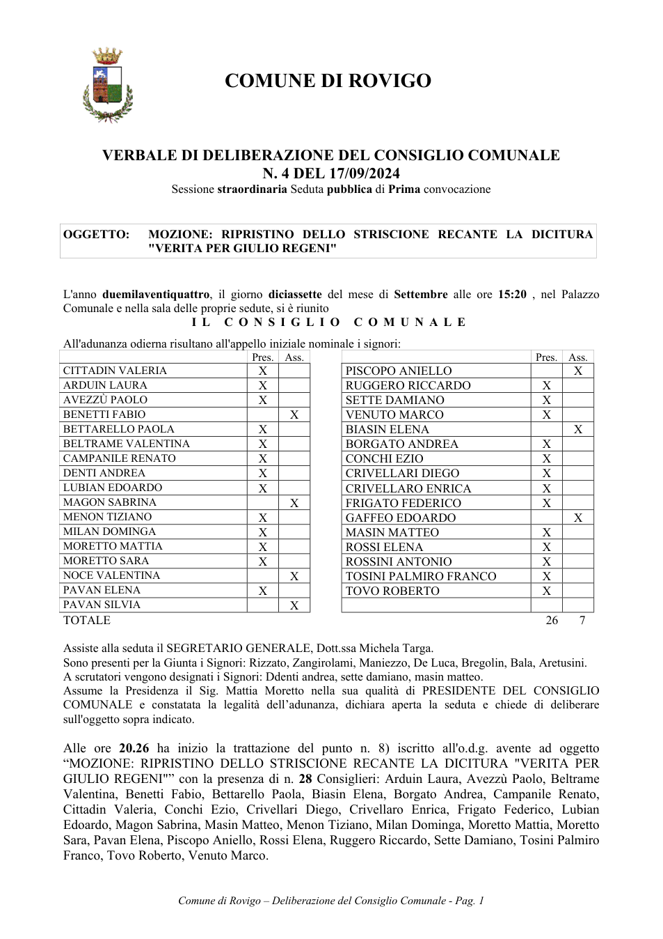 Pagina 1 del documento