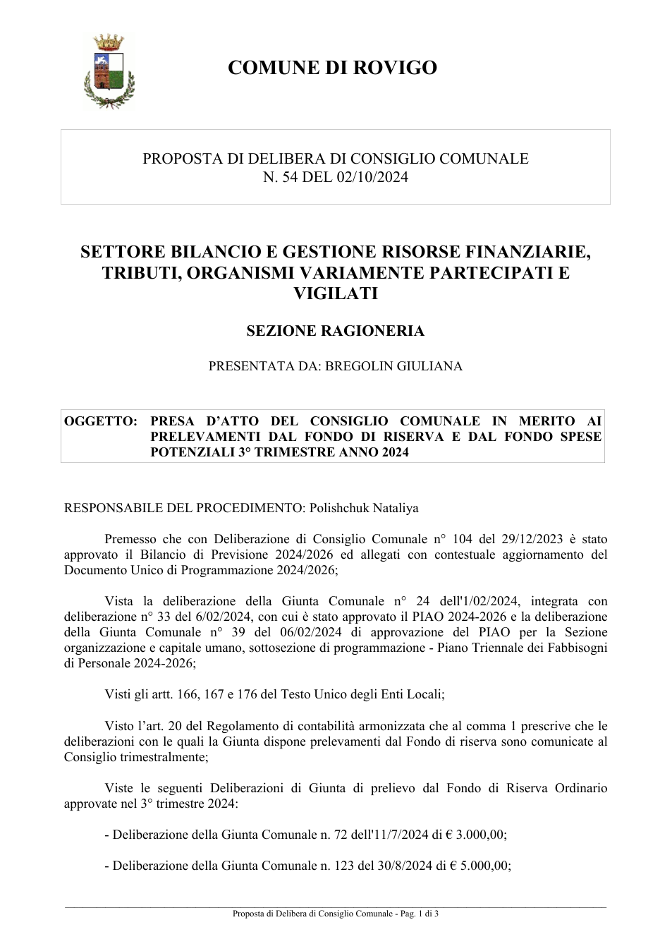 Pagina 1 del documento