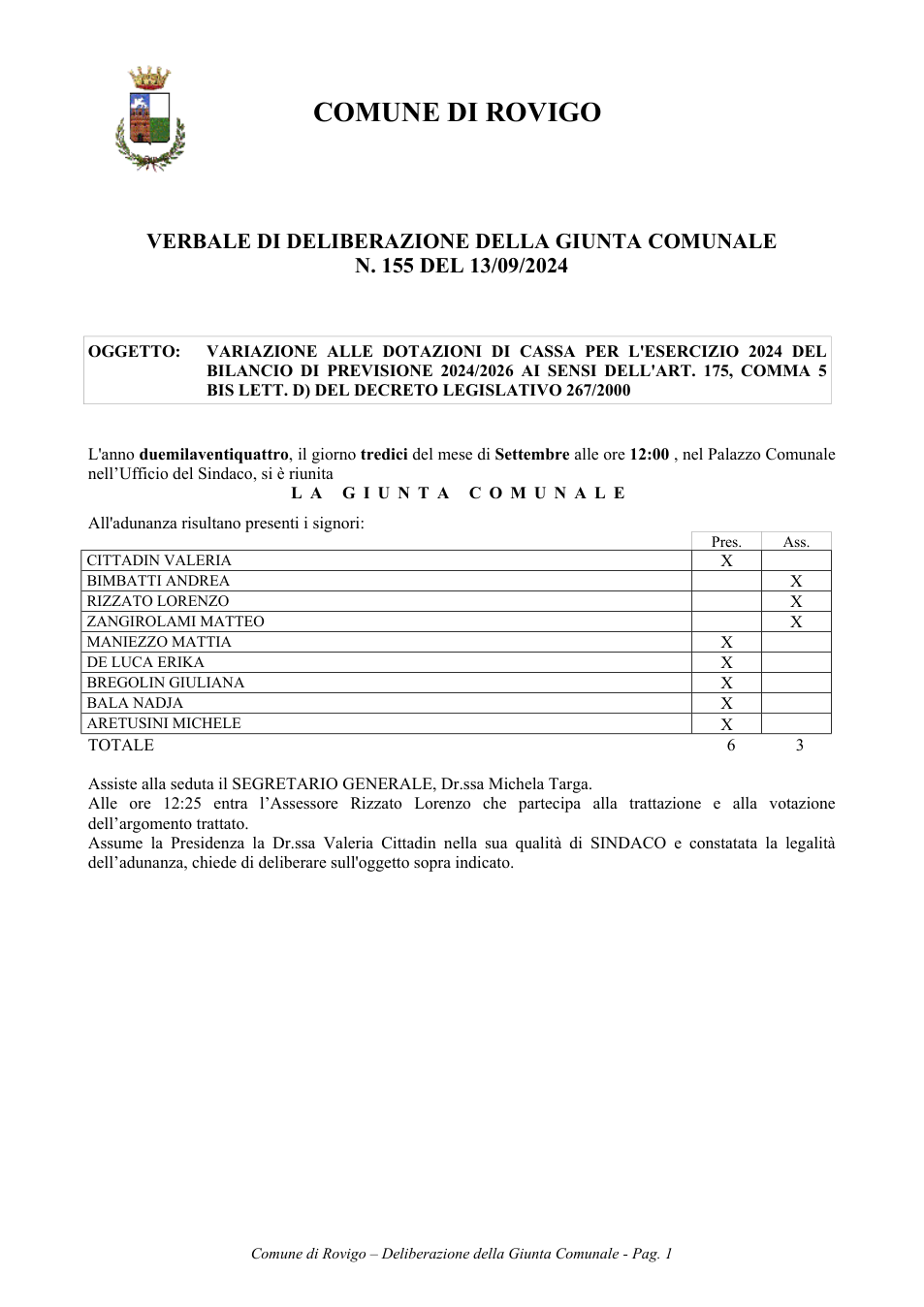 Pagina 1 del documento