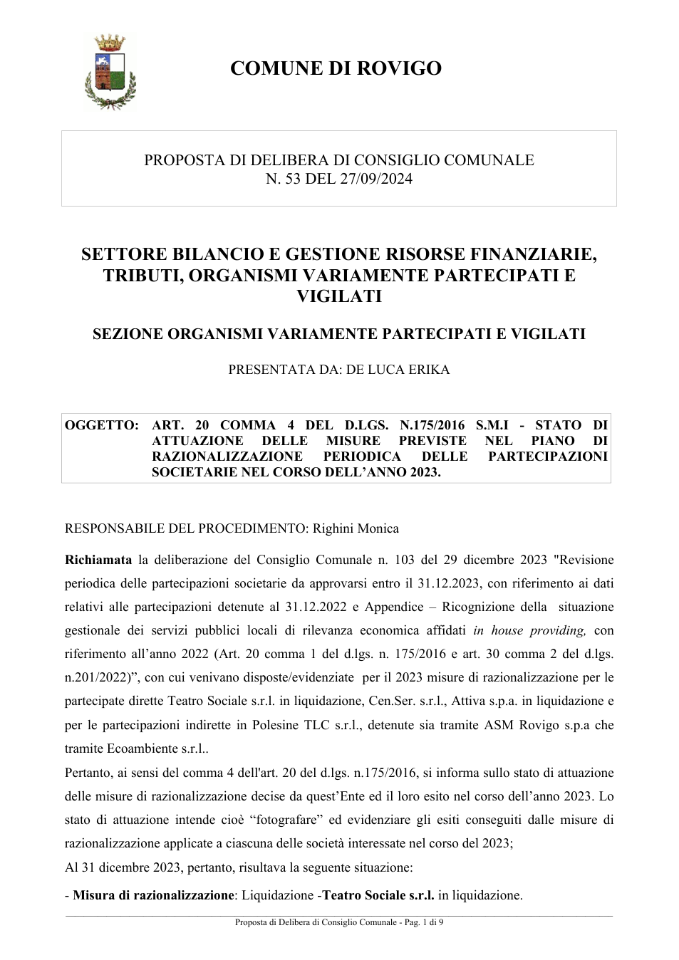 Pagina 1 del documento