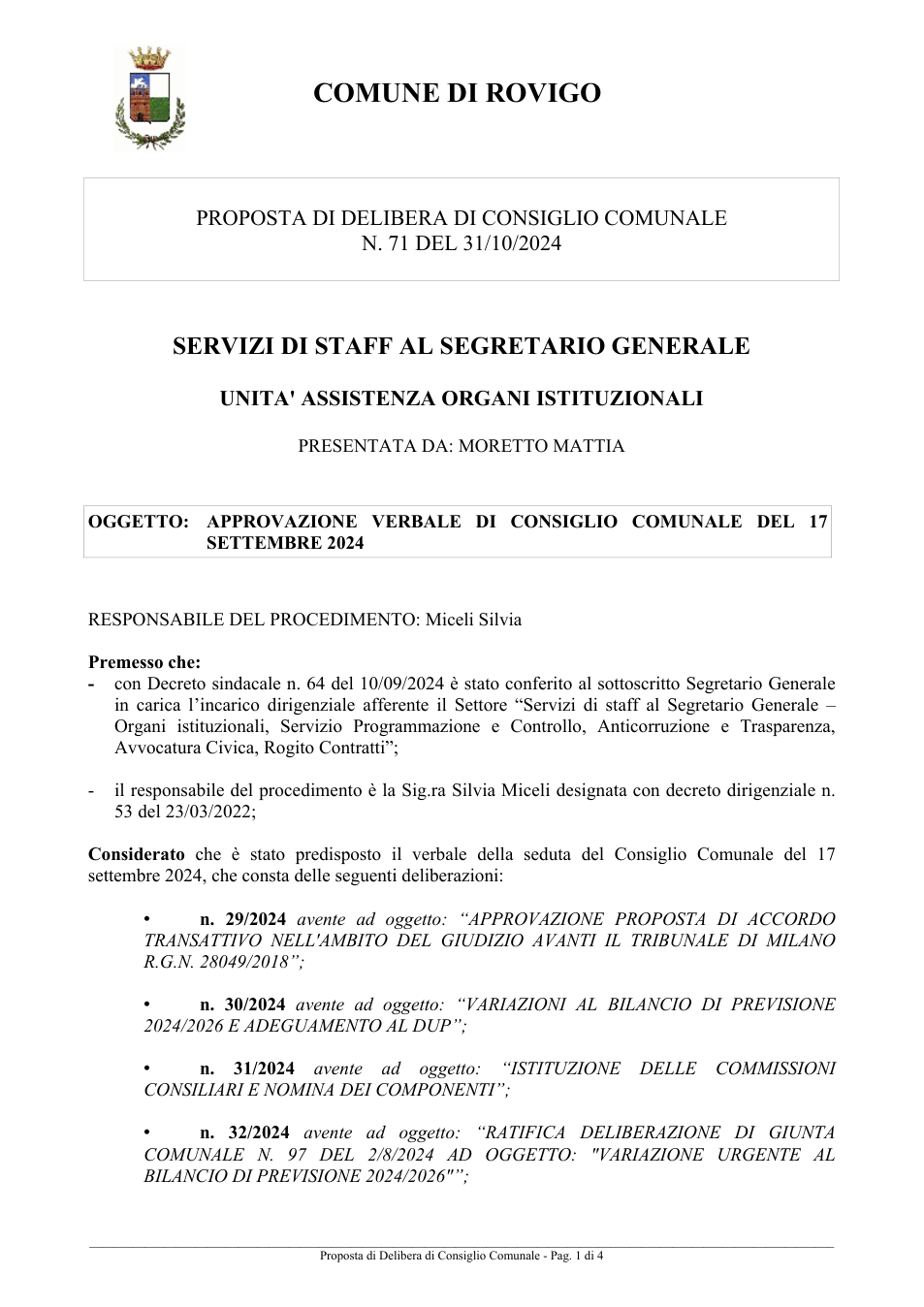 Pagina 1 del documento