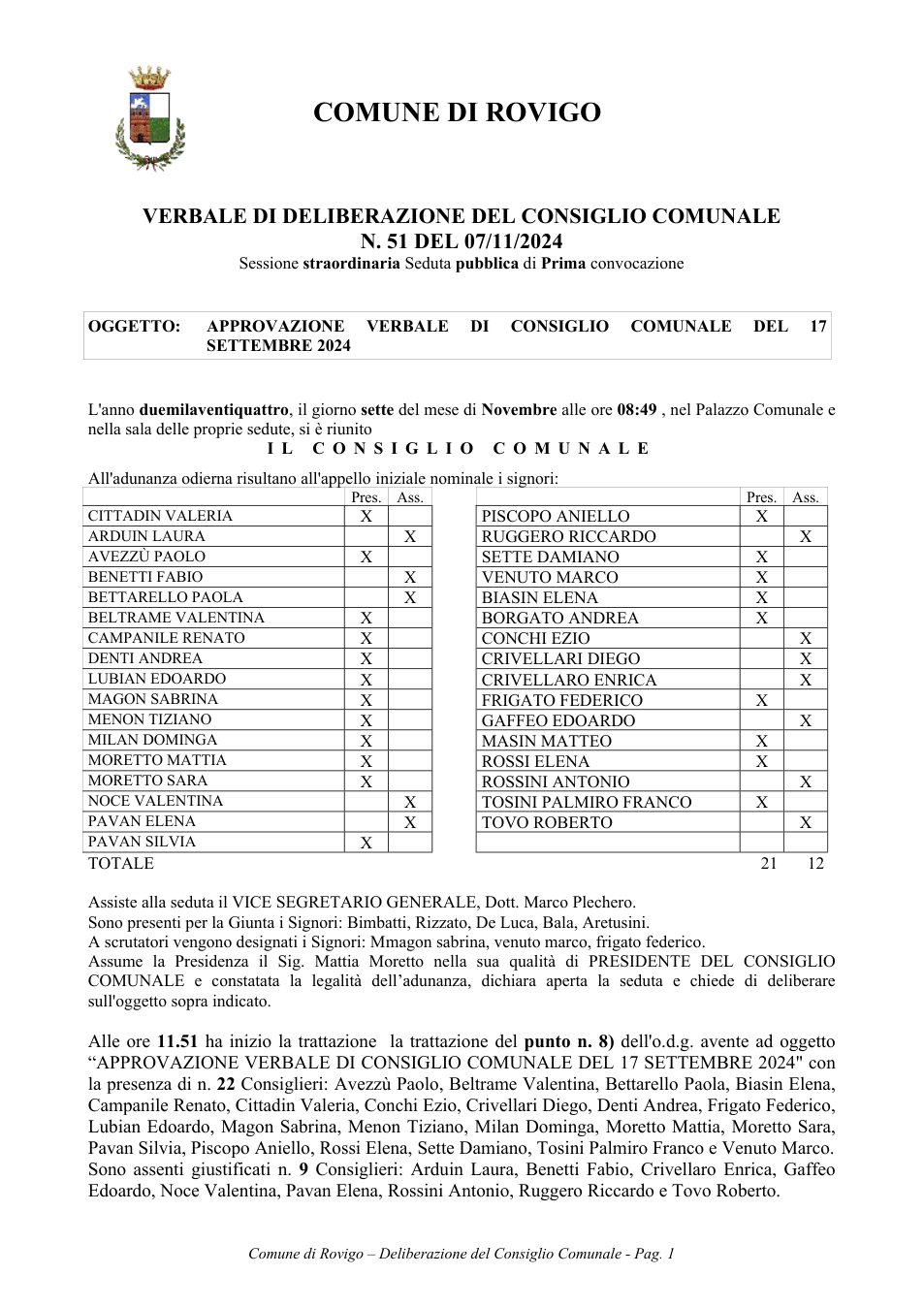Pagina 1 del documento