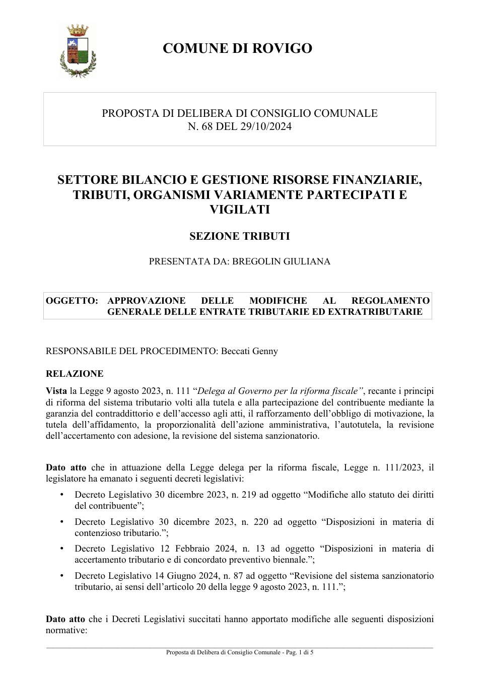 Pagina 1 del documento