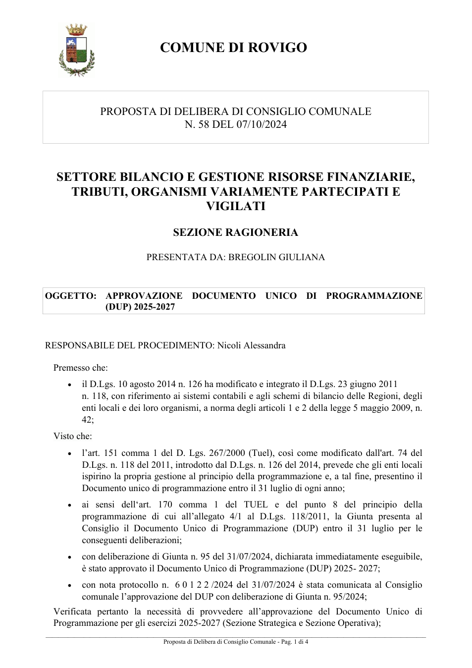 Pagina 1 del documento