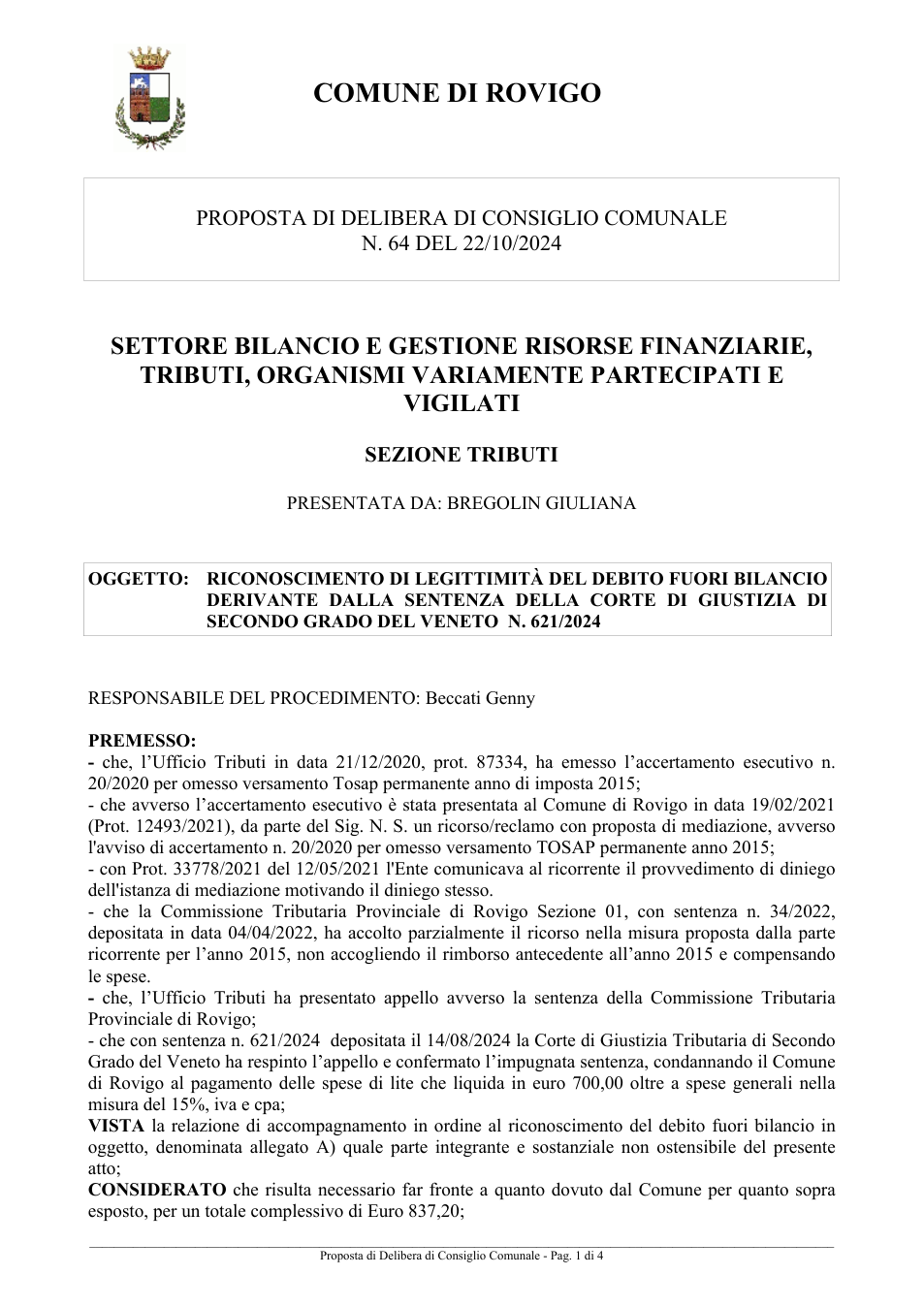 Pagina 1 del documento