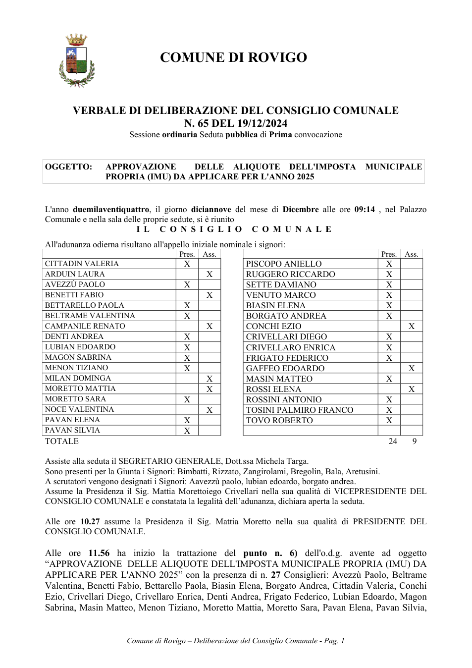 Pagina 1 del documento