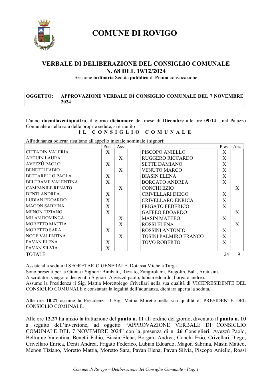 Pagina 1 del documento