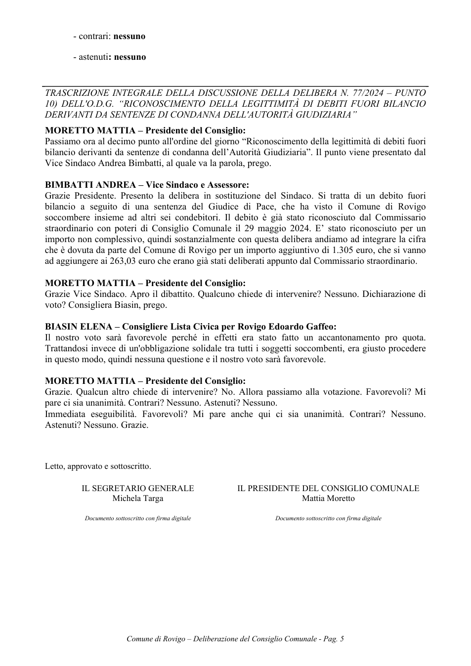 Pagina 5 del documento