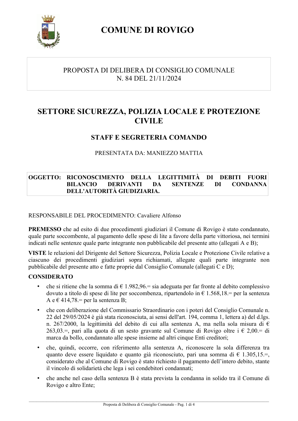 Pagina 1 del documento