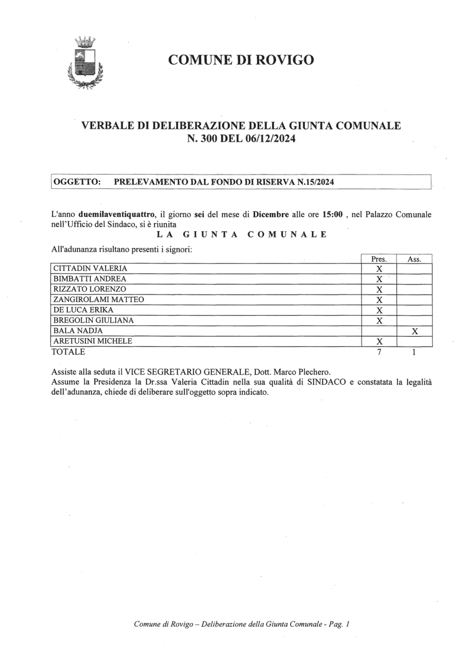 Pagina 1 del documento