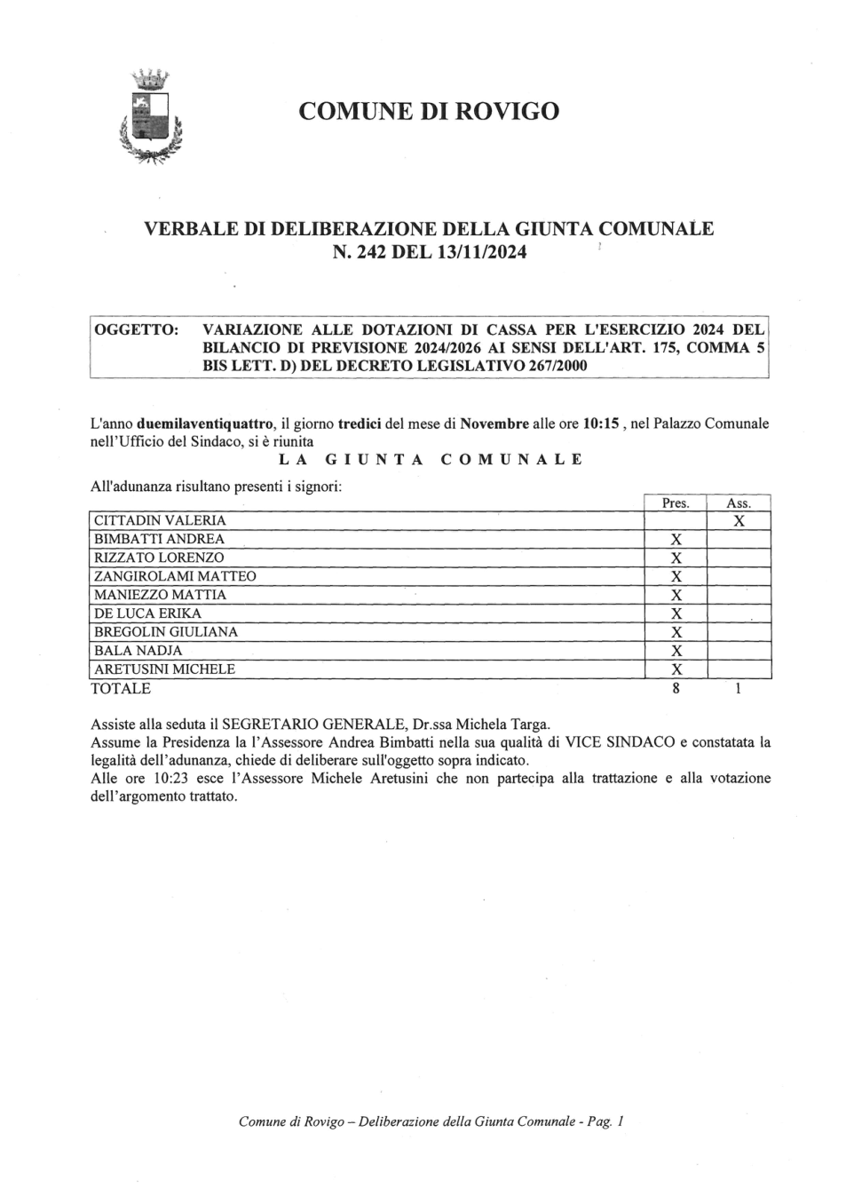 Pagina 1 del documento