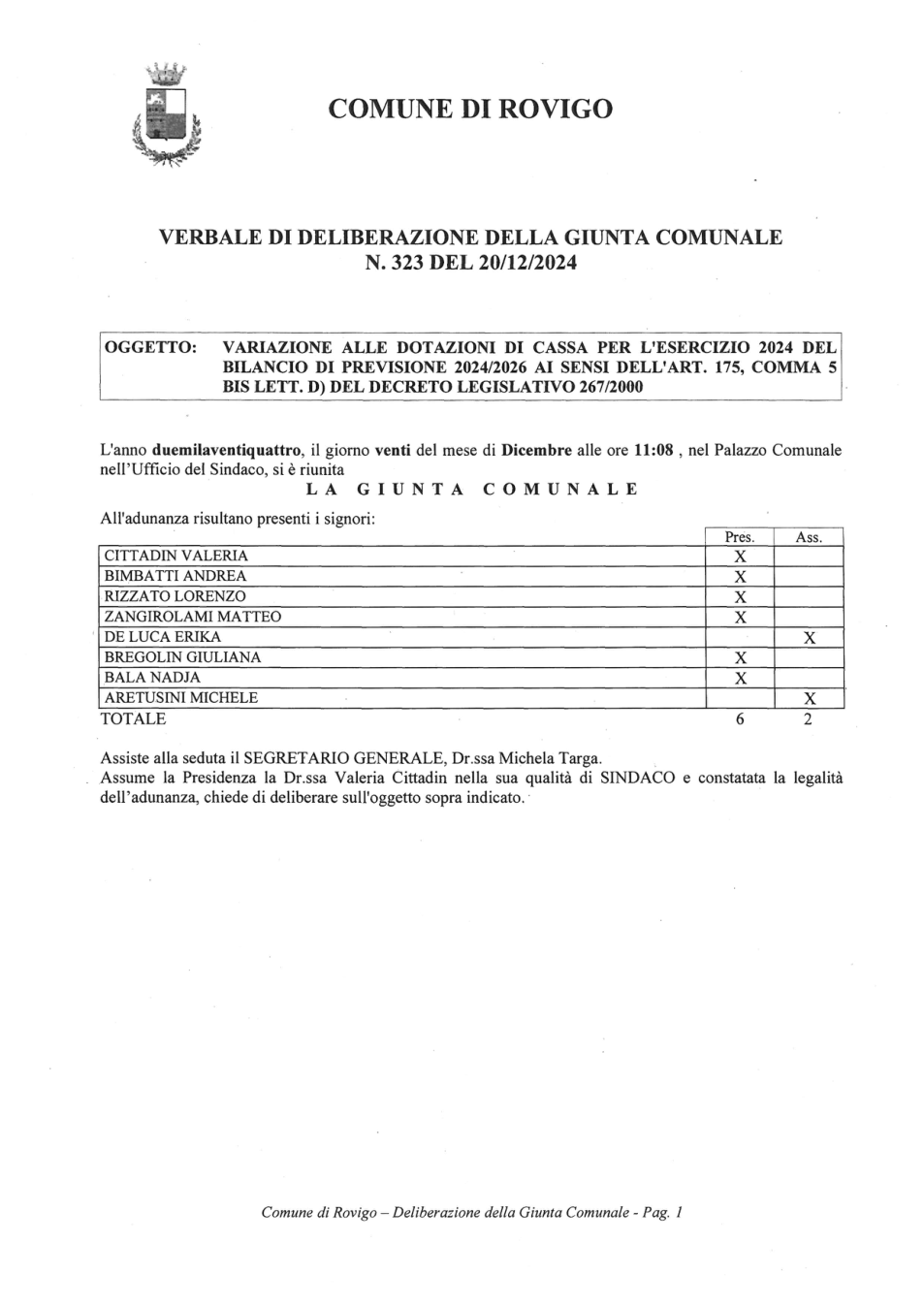 Pagina 1 del documento