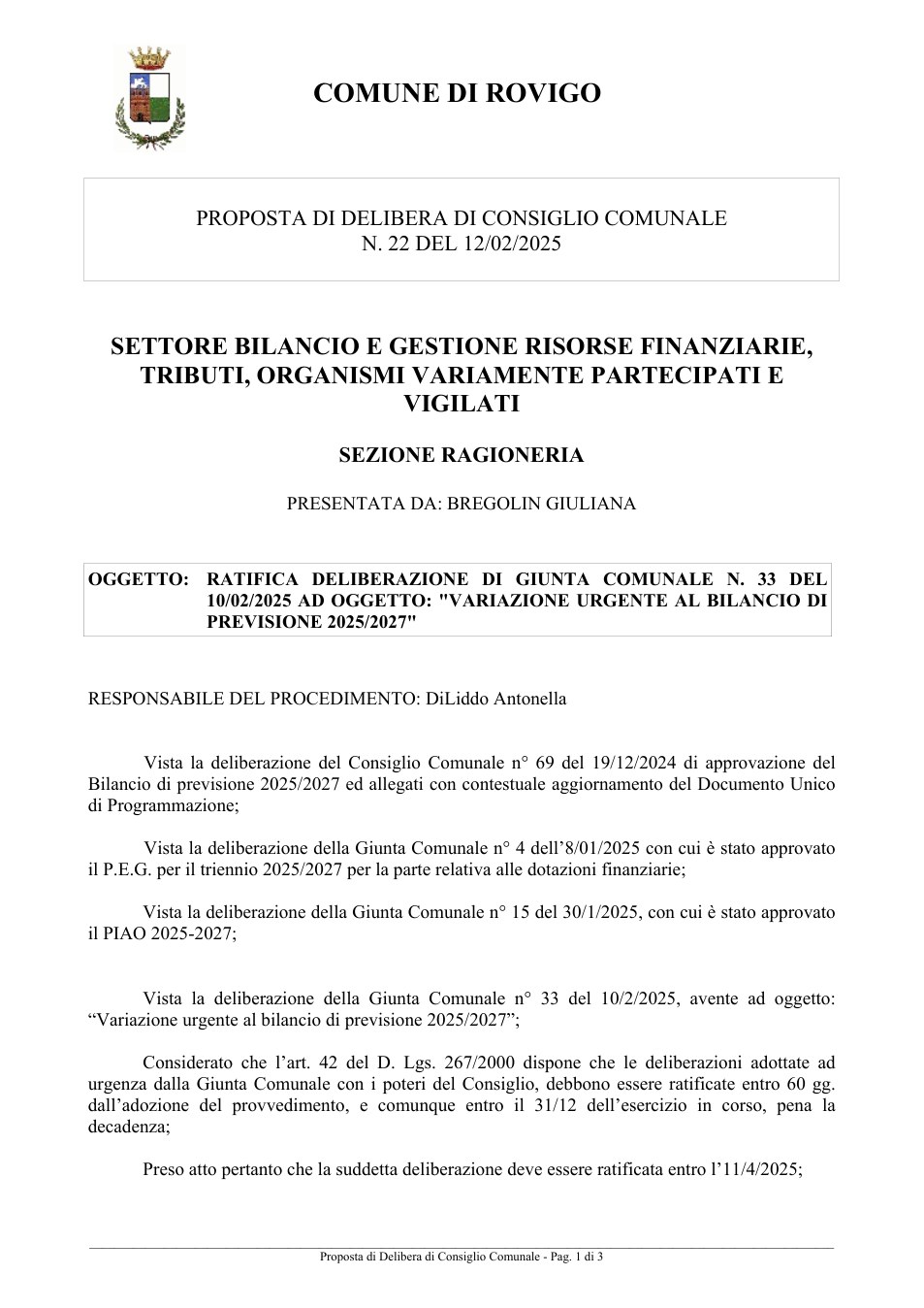 Pagina 1 del documento