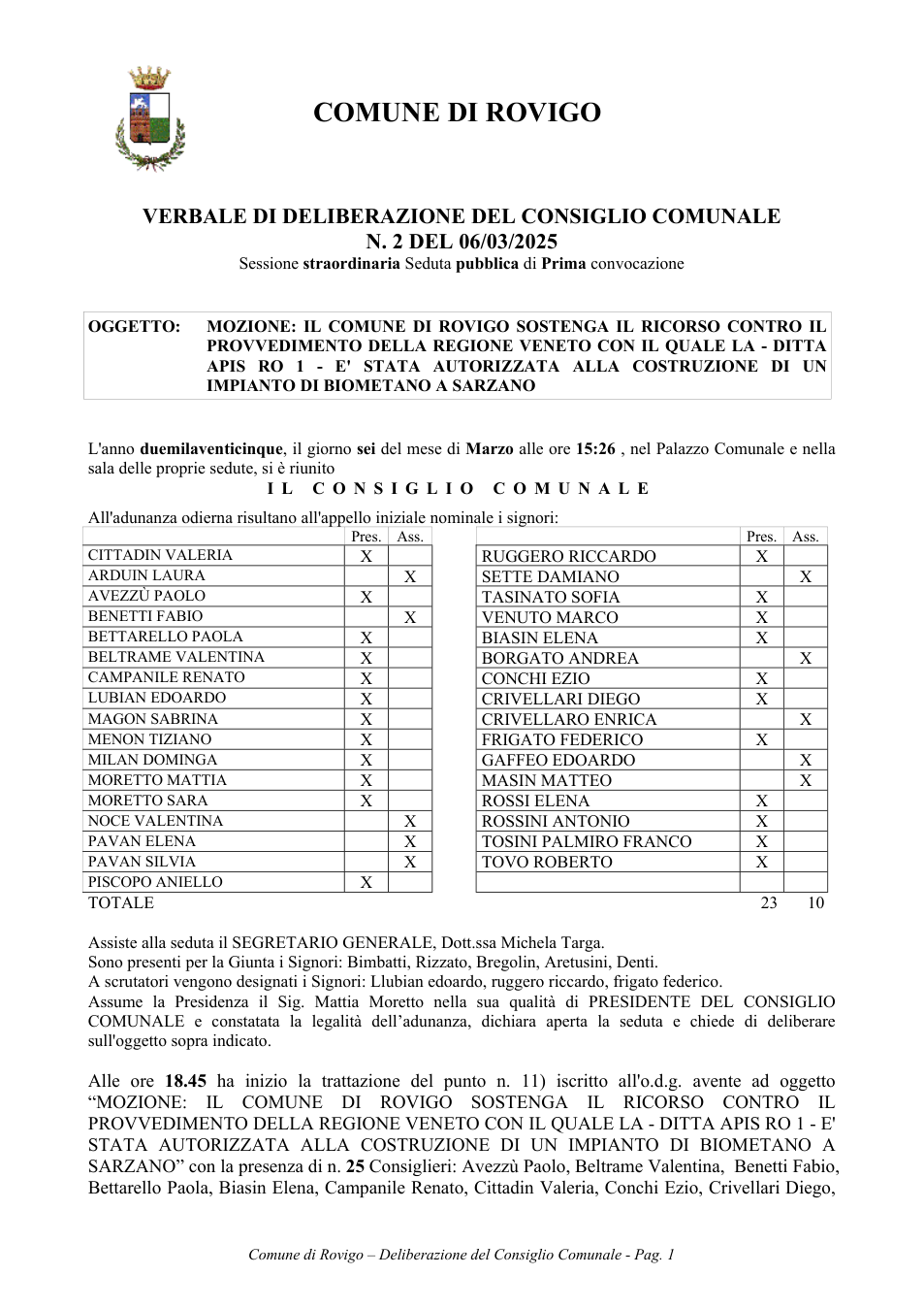 Pagina 1 del documento