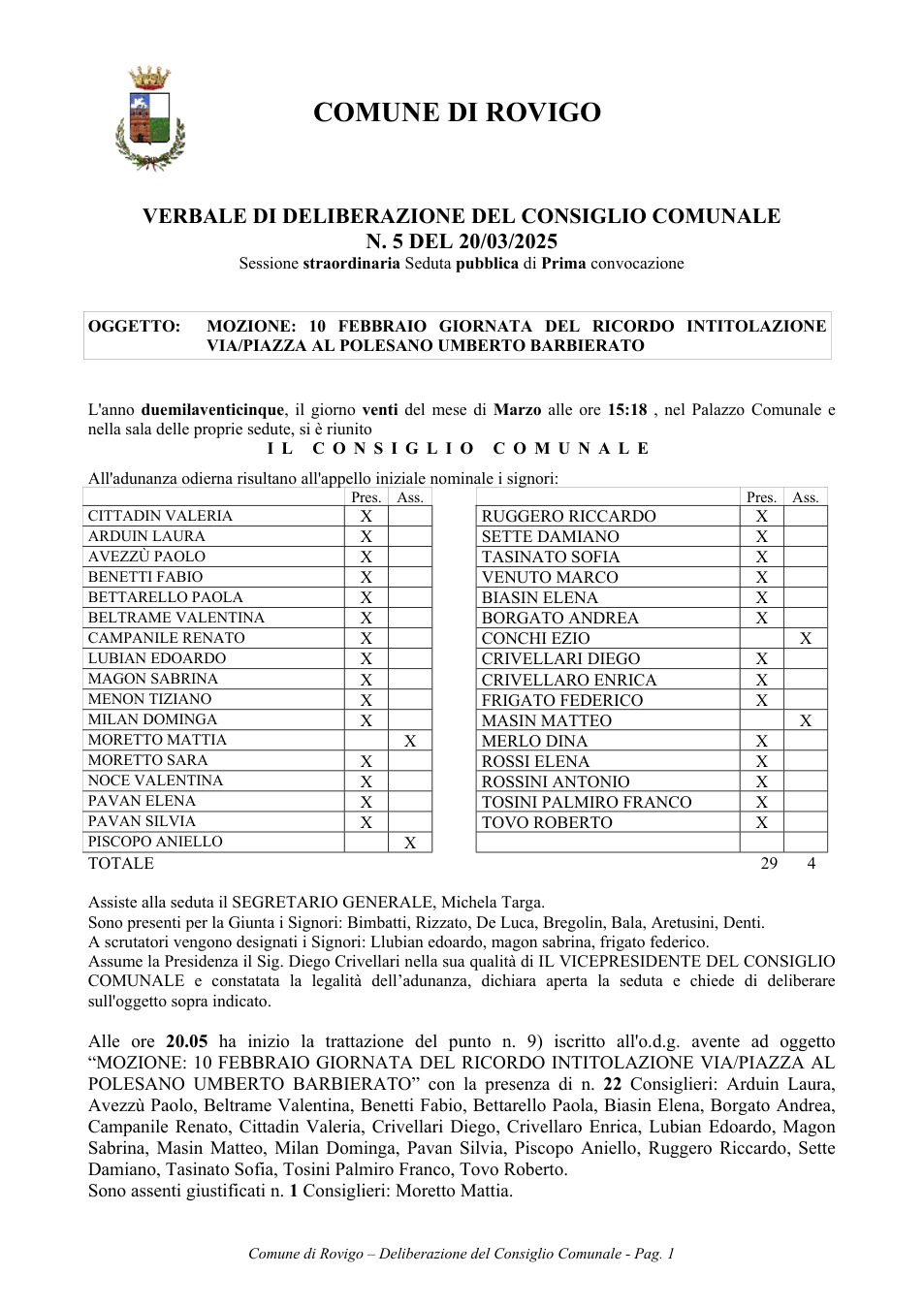 Pagina 1 del documento